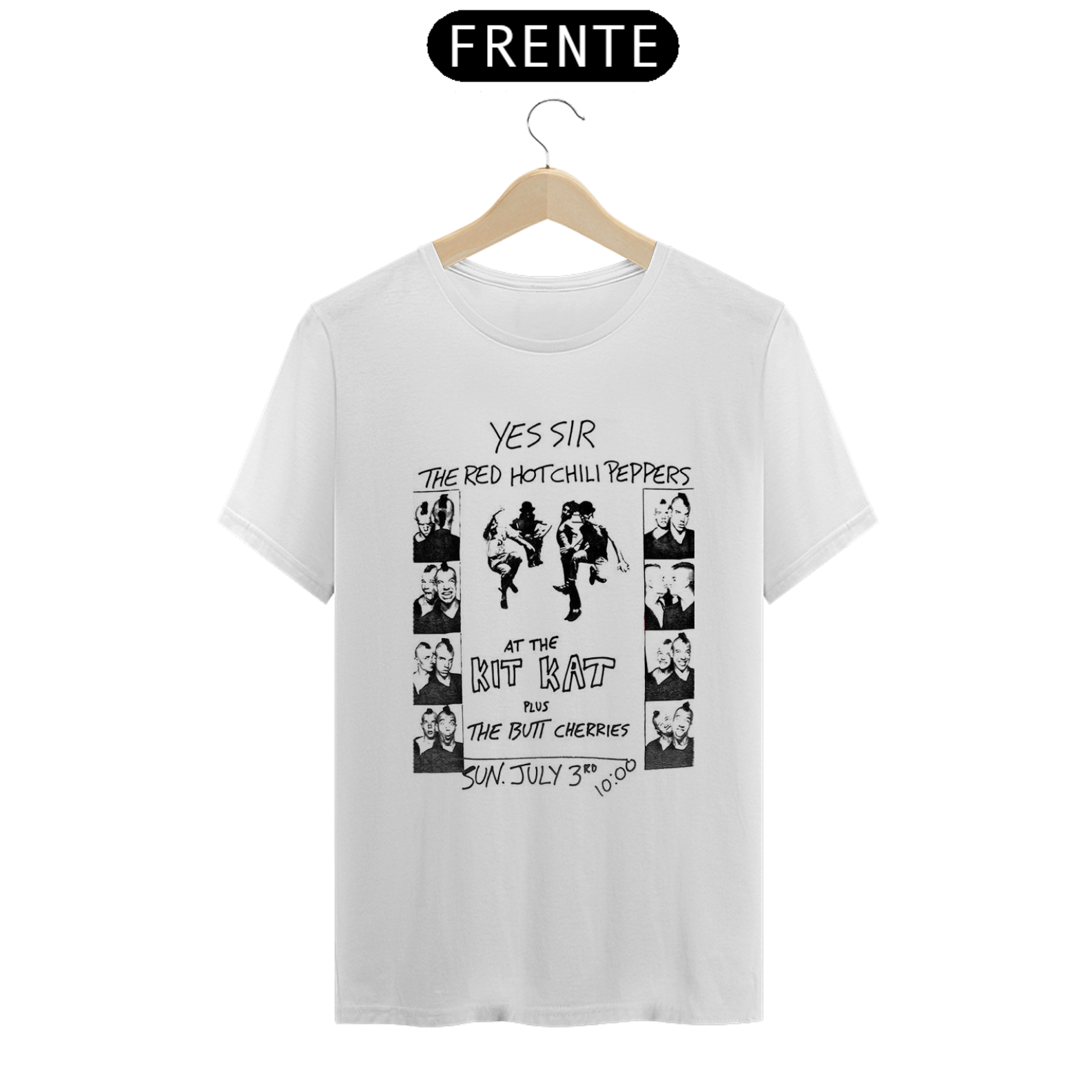 Nome do produto  Camiseta Yes Sir The Red Hot Chili Peppers