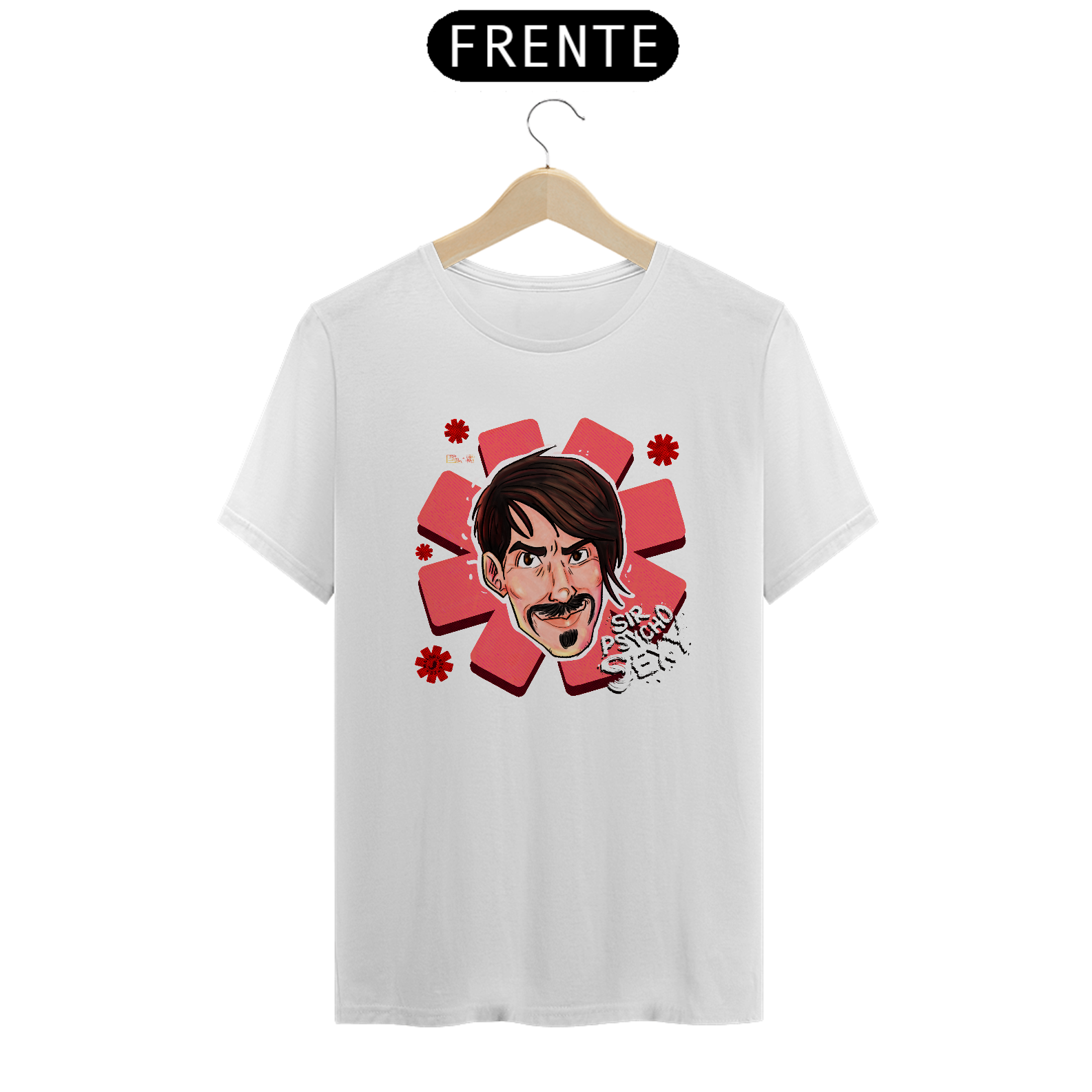Camiseta Quality Anthony Kiedis Sir Psycho Sexy multicores by Conradraws