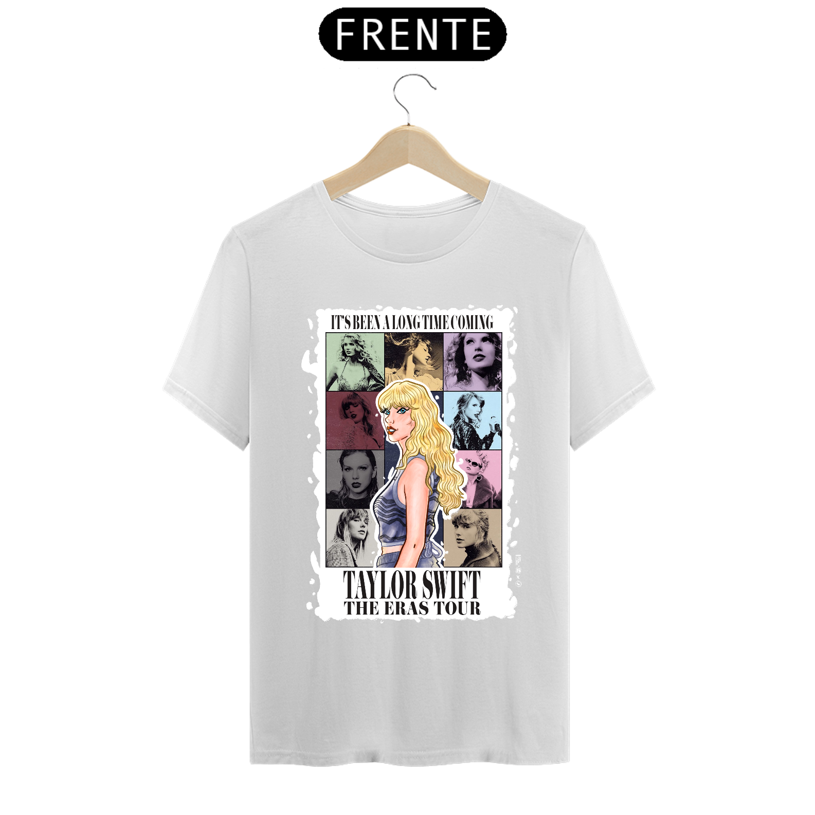 Camiseta Classic Taylor Swift The Eras Tour Multicores by Conradraws