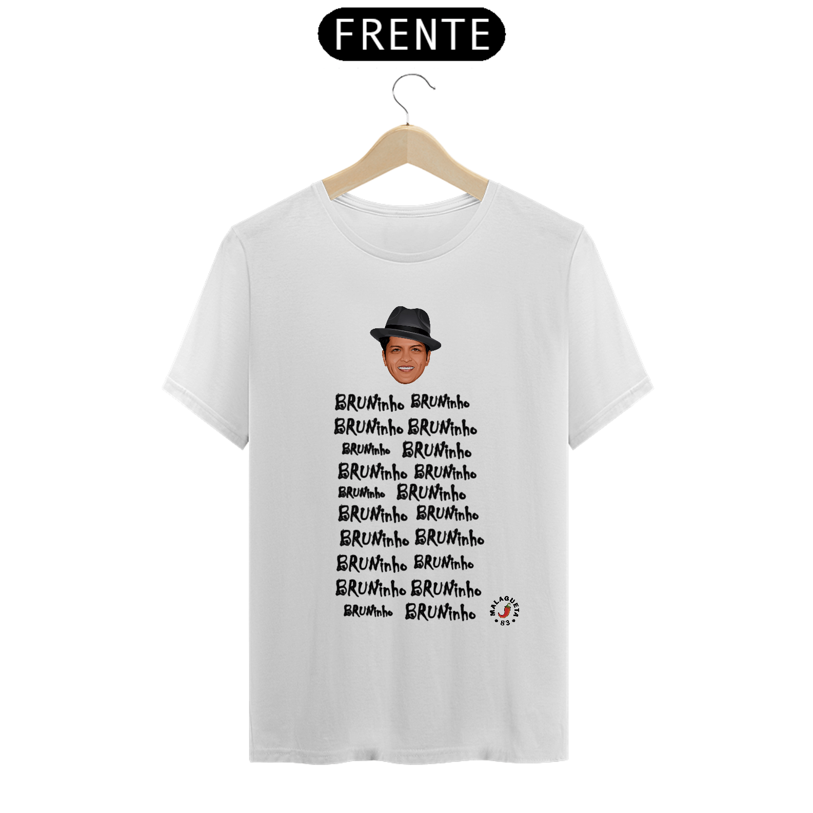 Nome do produto  Camiseta Quality Bruninho Caricatura