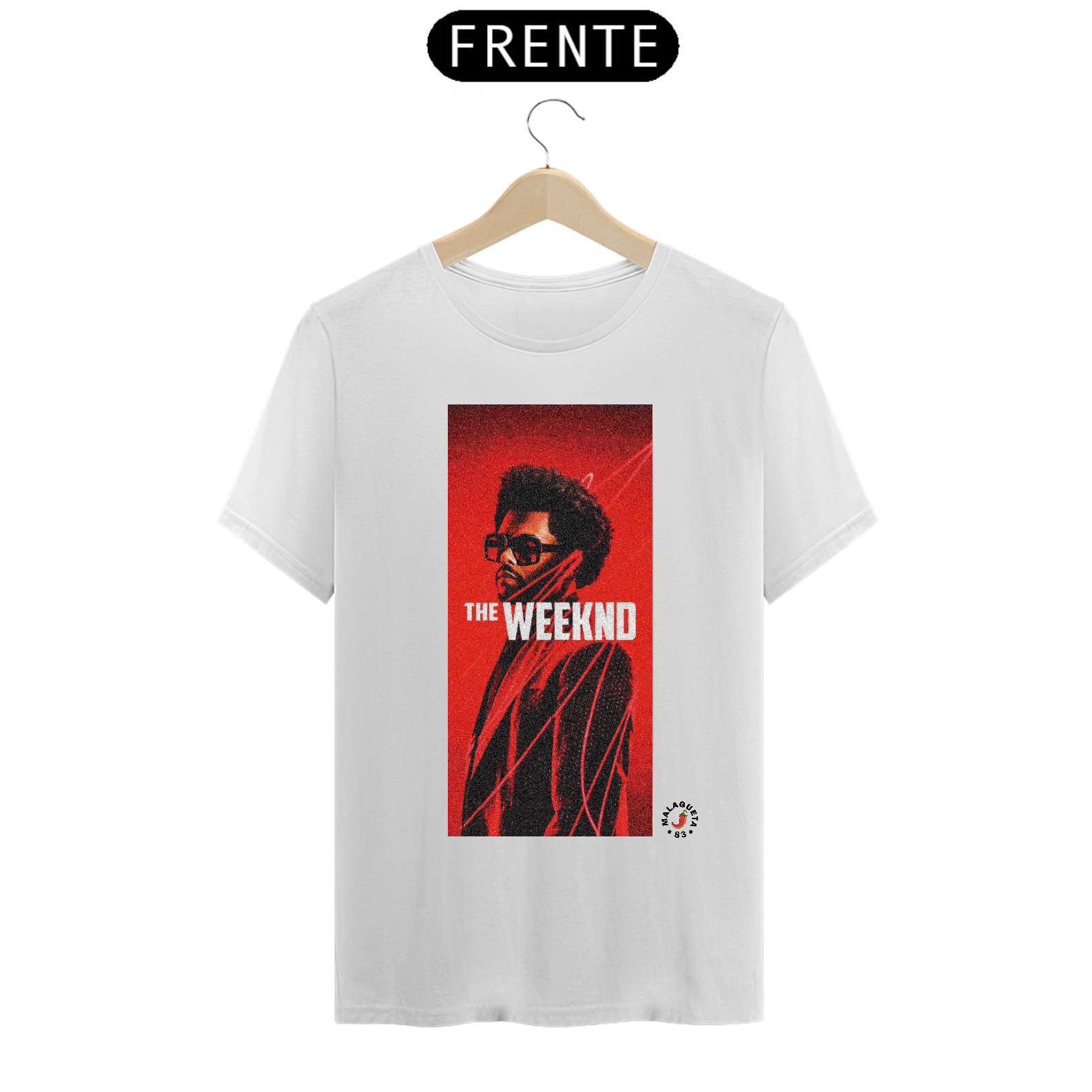 Camiseta Prime The Weeknd branca