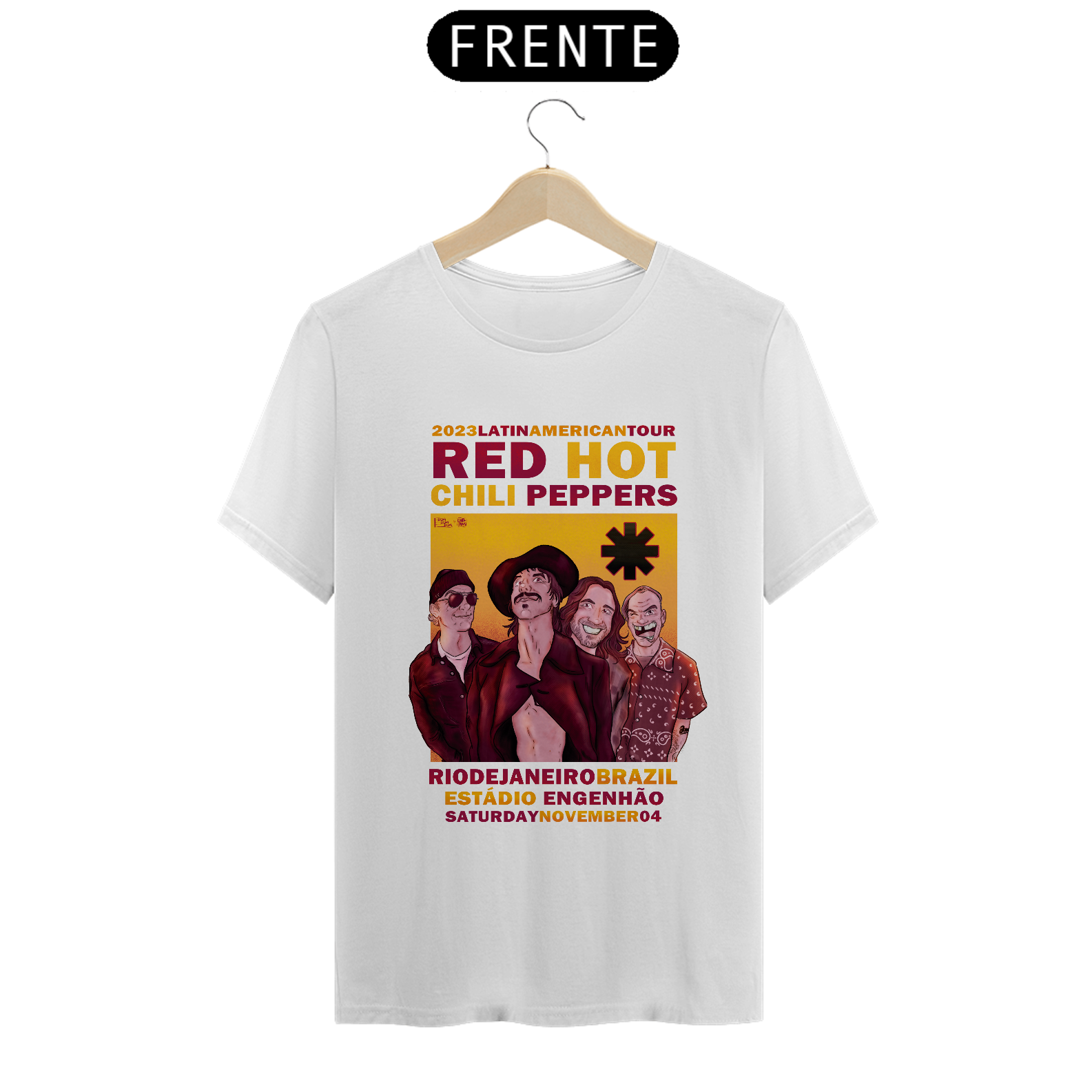 Nome do produto  Classic Multicores RHCP RJ by Conradraws