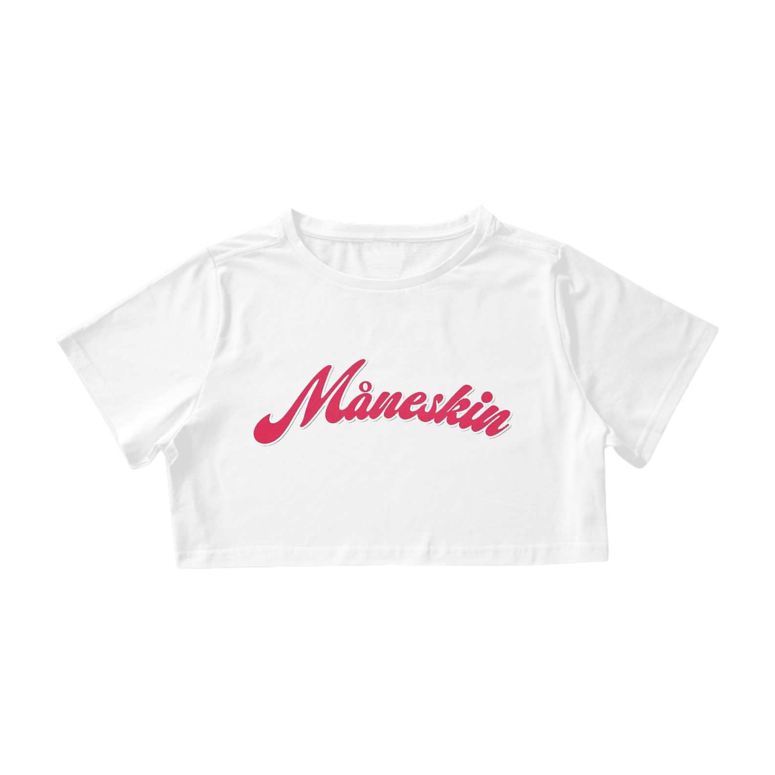 Nome do produto  Maneskin Cropped Branco