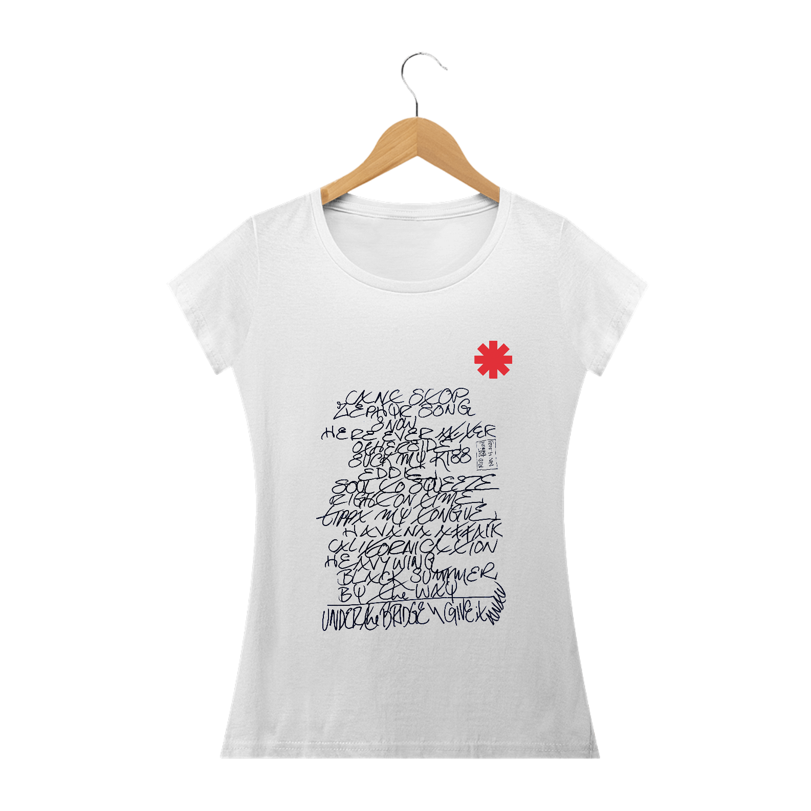 Feminina RHCP Set List Rio de Janeiro 2023 Exclusiva  