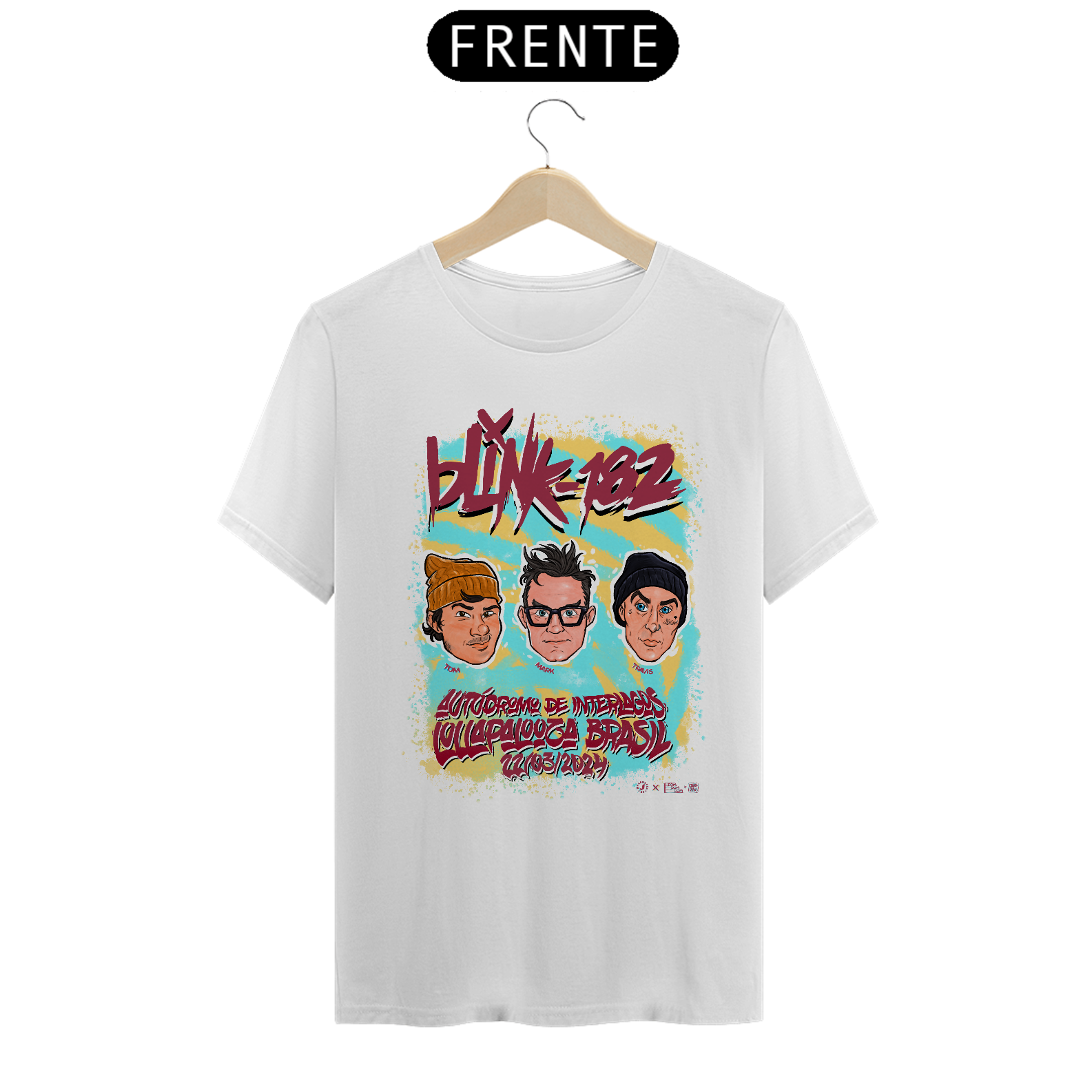 Blink 182 Lolla 2024 Multicores By Conradraws