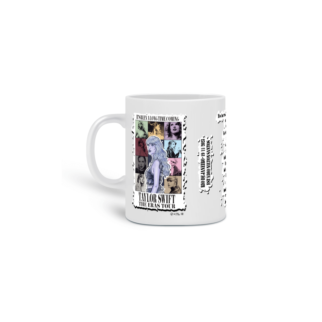 Nome do produto  Caneca Taylor Swift Rio de Janeiro 19/11/23 versão 1 