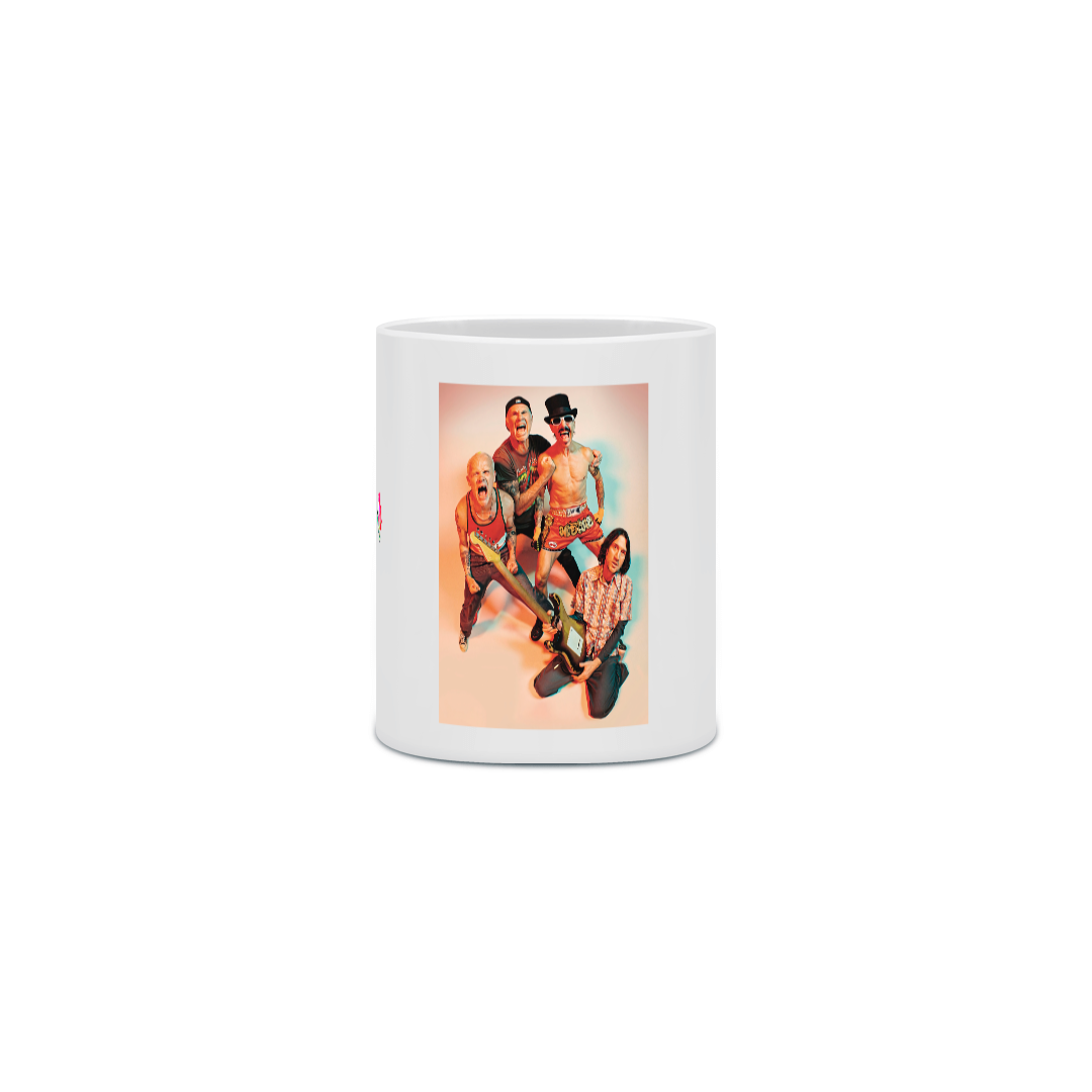 Caneca Red Hot Chili Peppers RHCP Arte 2023 