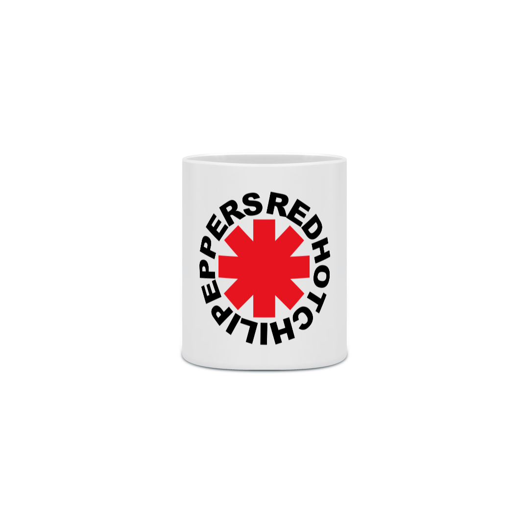 Caneca Red Hot Chili Peppers Logo Oficial