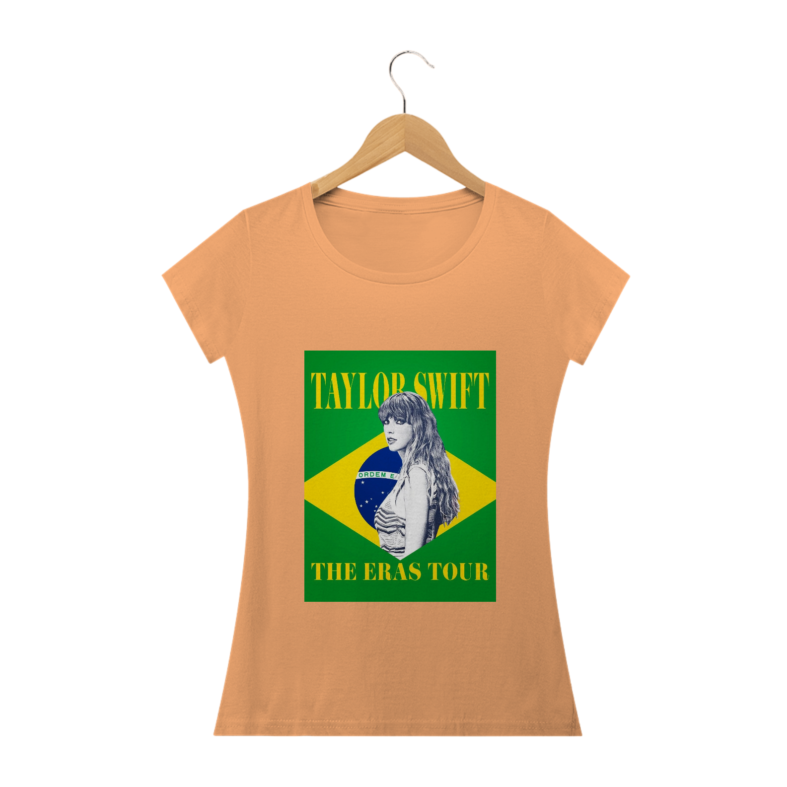 Camiseta Baby Long Estonada Taylor Swift The Eras Tour Brasil 2023