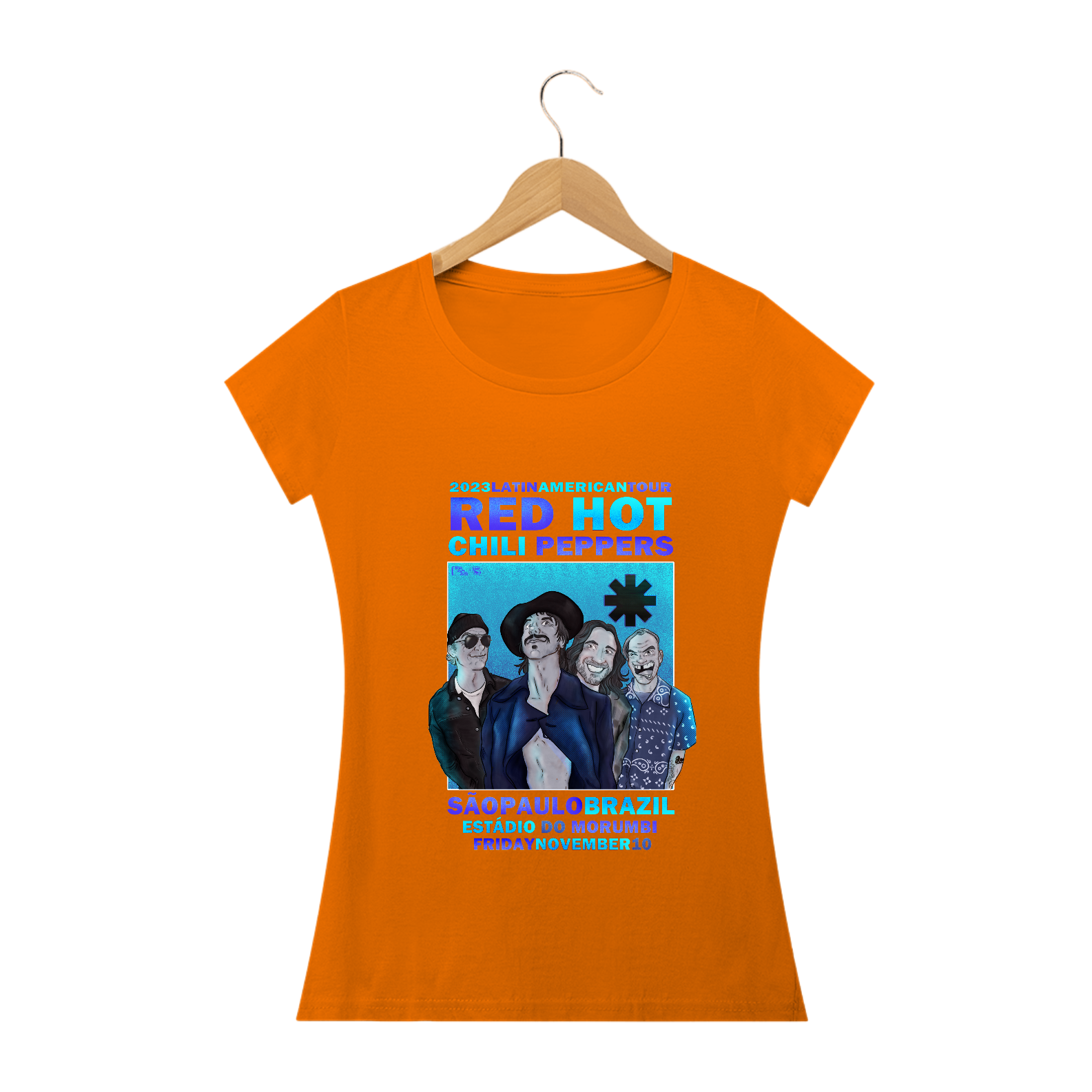 RHCP SP - Baby Long Quality Red Hot Chili Peppers Brazil Tour 2023 - São Paulo By Conradraws