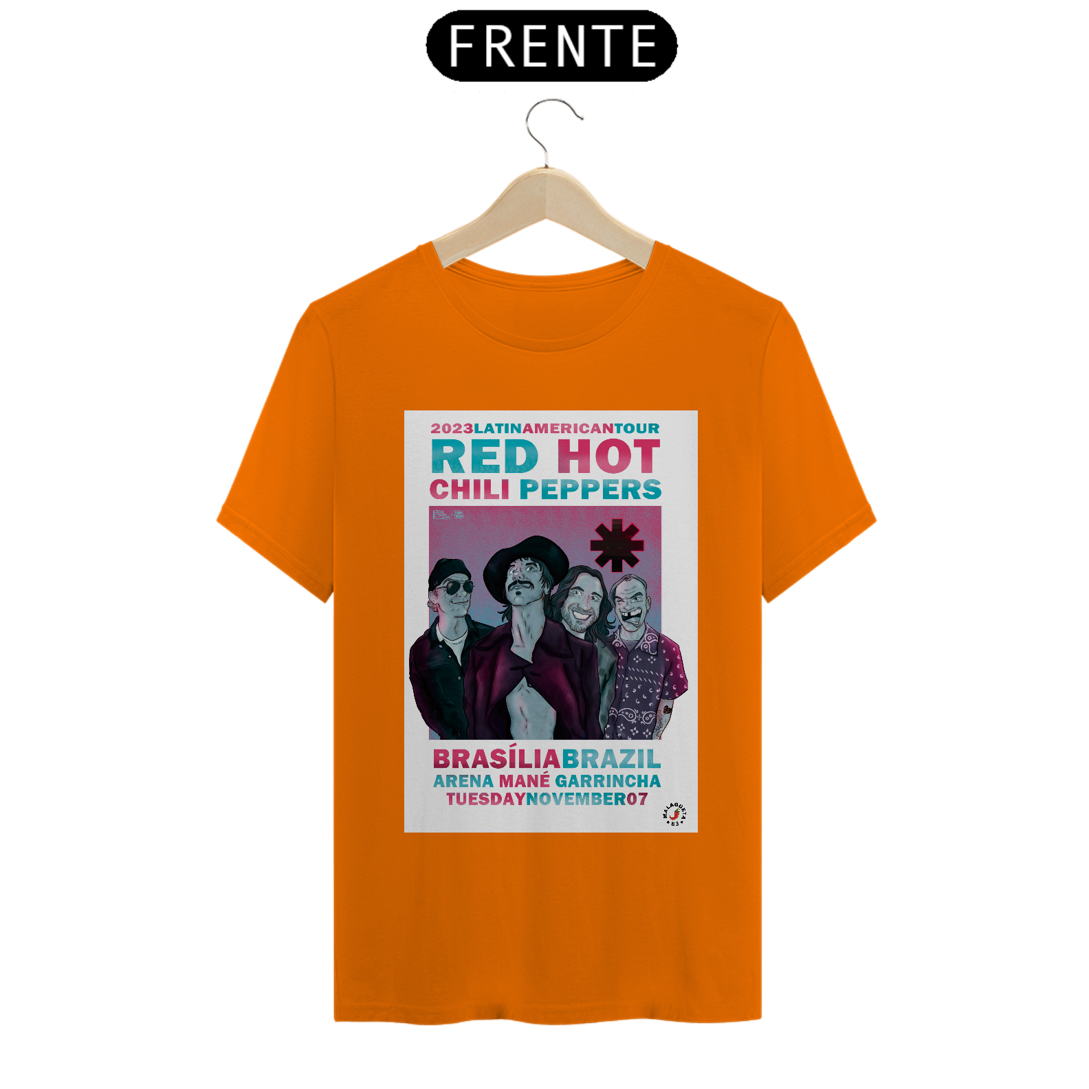 Red Hot Chili Peppers Brasília Multicores 