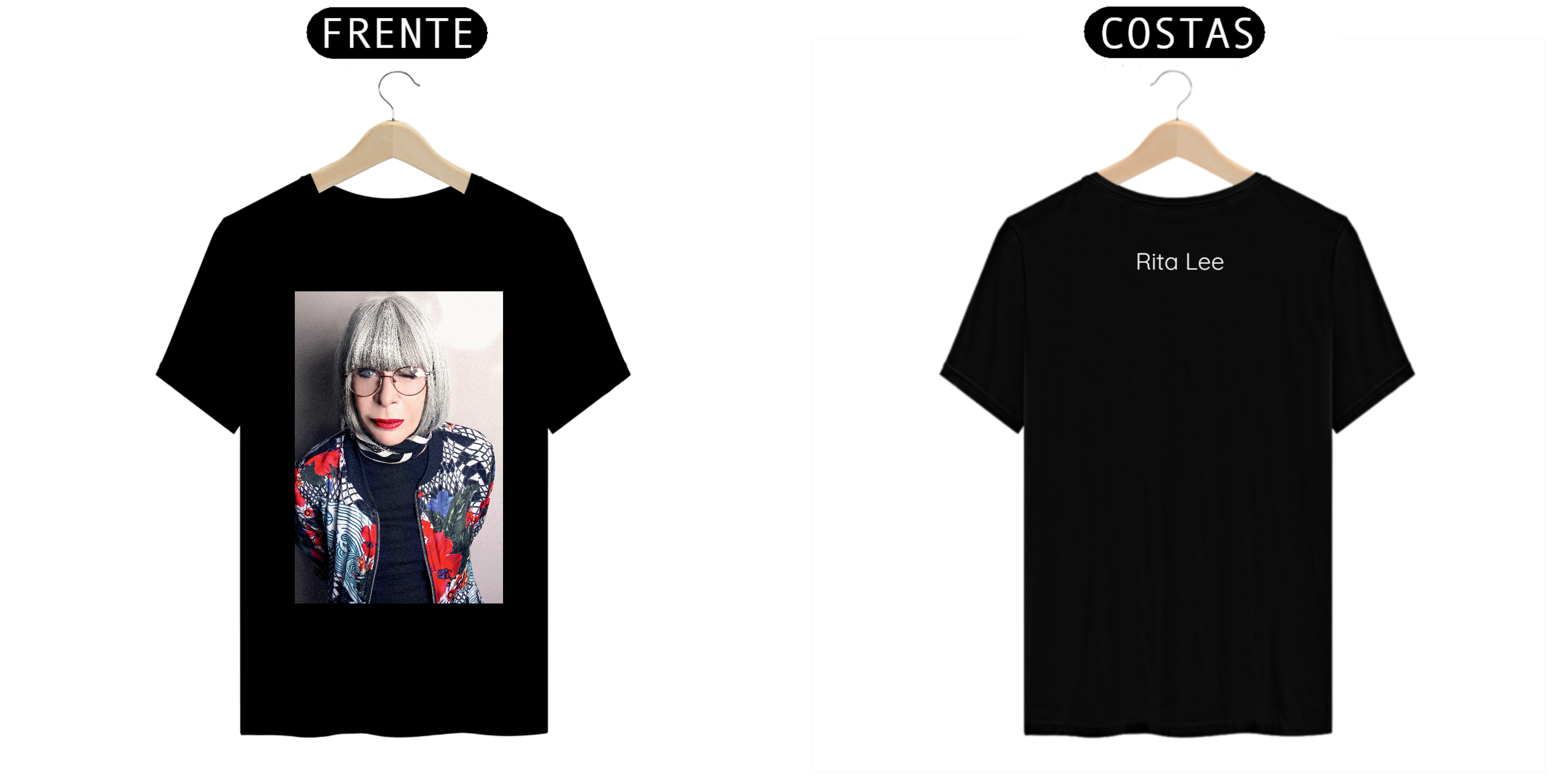 Camiseta Classic Rita Lee nome nas costas