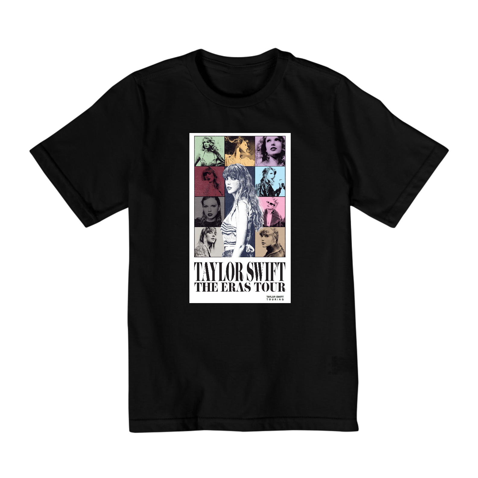 Nome do produto  Camiseta Quality Infantil (2 a 8 anos) Taylor Swift The Eras Tour 2023 multicores