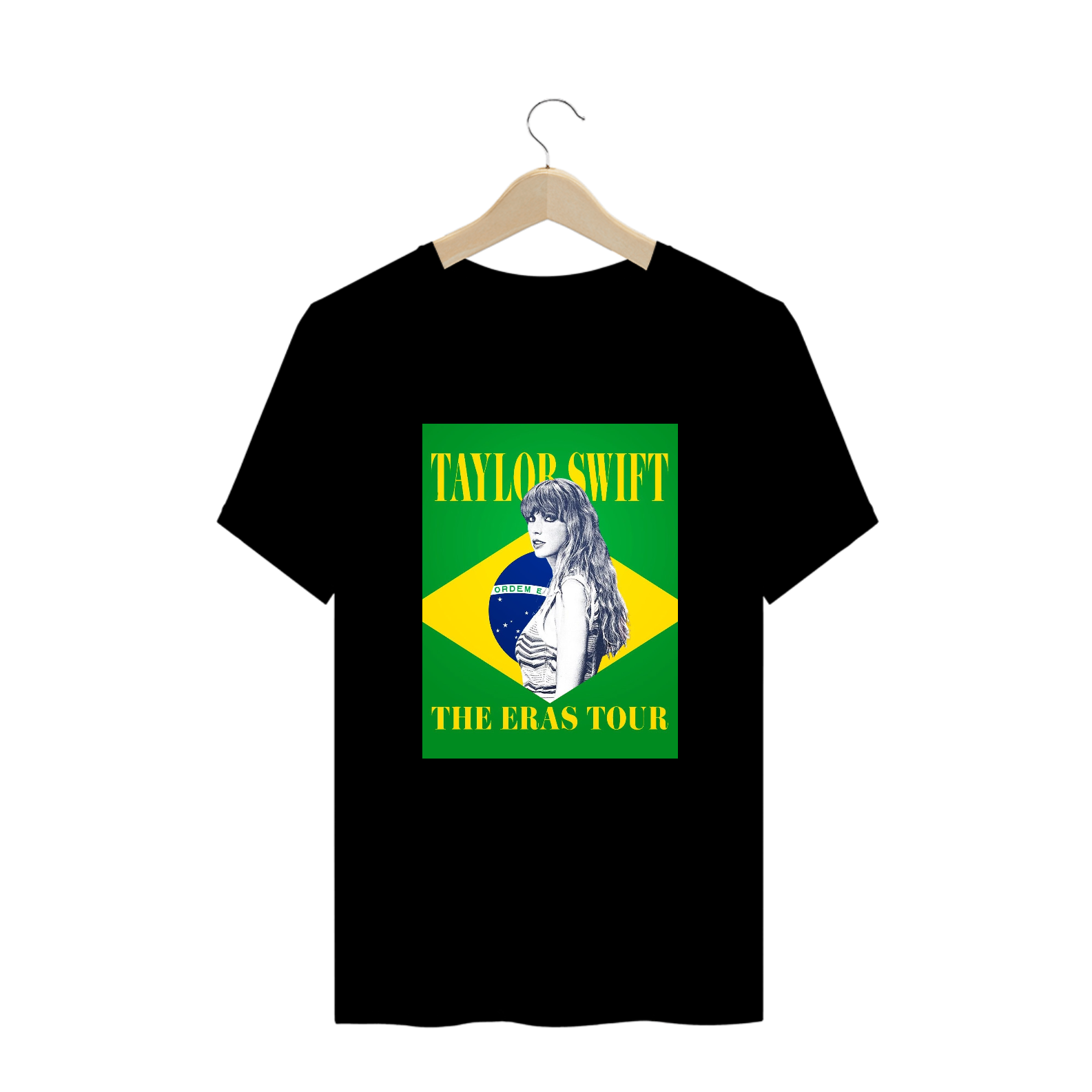 Camiseta Plus Size Taylor Swift The Eras Tour Brasil 2023