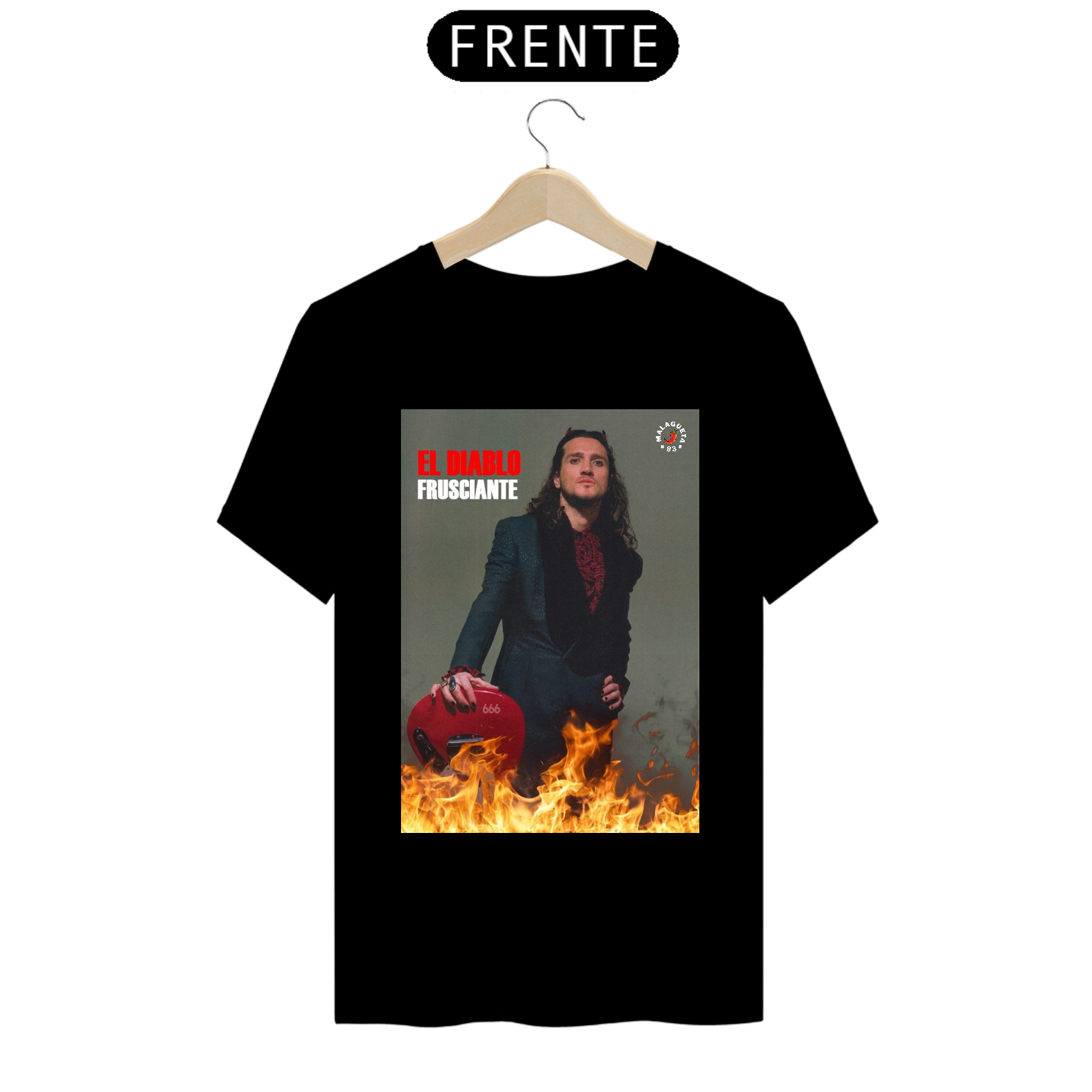 Nome do produto  Camiseta Prime El Diablo John Frusciante