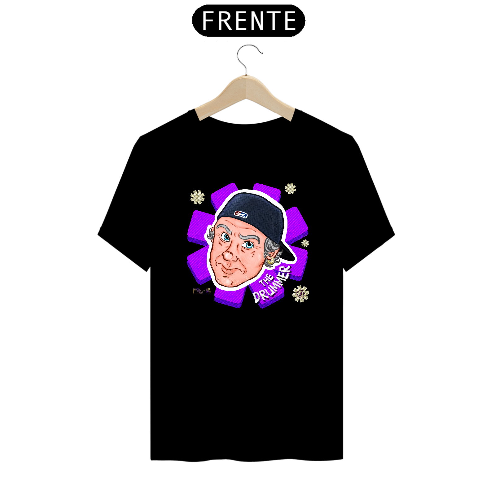 Camiseta Classic Chad Smith by Conradraws multicores