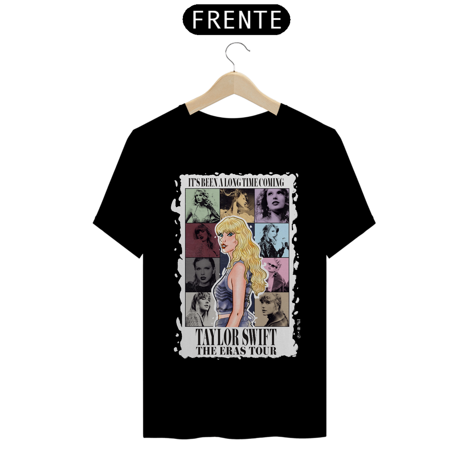 Camiseta Quality Taylor Swift The Eras Tour Multicores by Conradraws