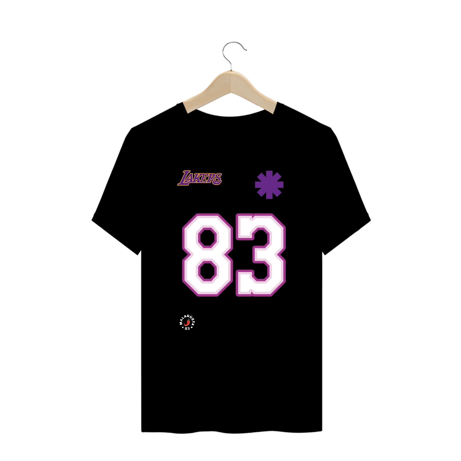 Nome do produto  Camiseta Plus Size Red Hot Chili Peppers + Lakers 83