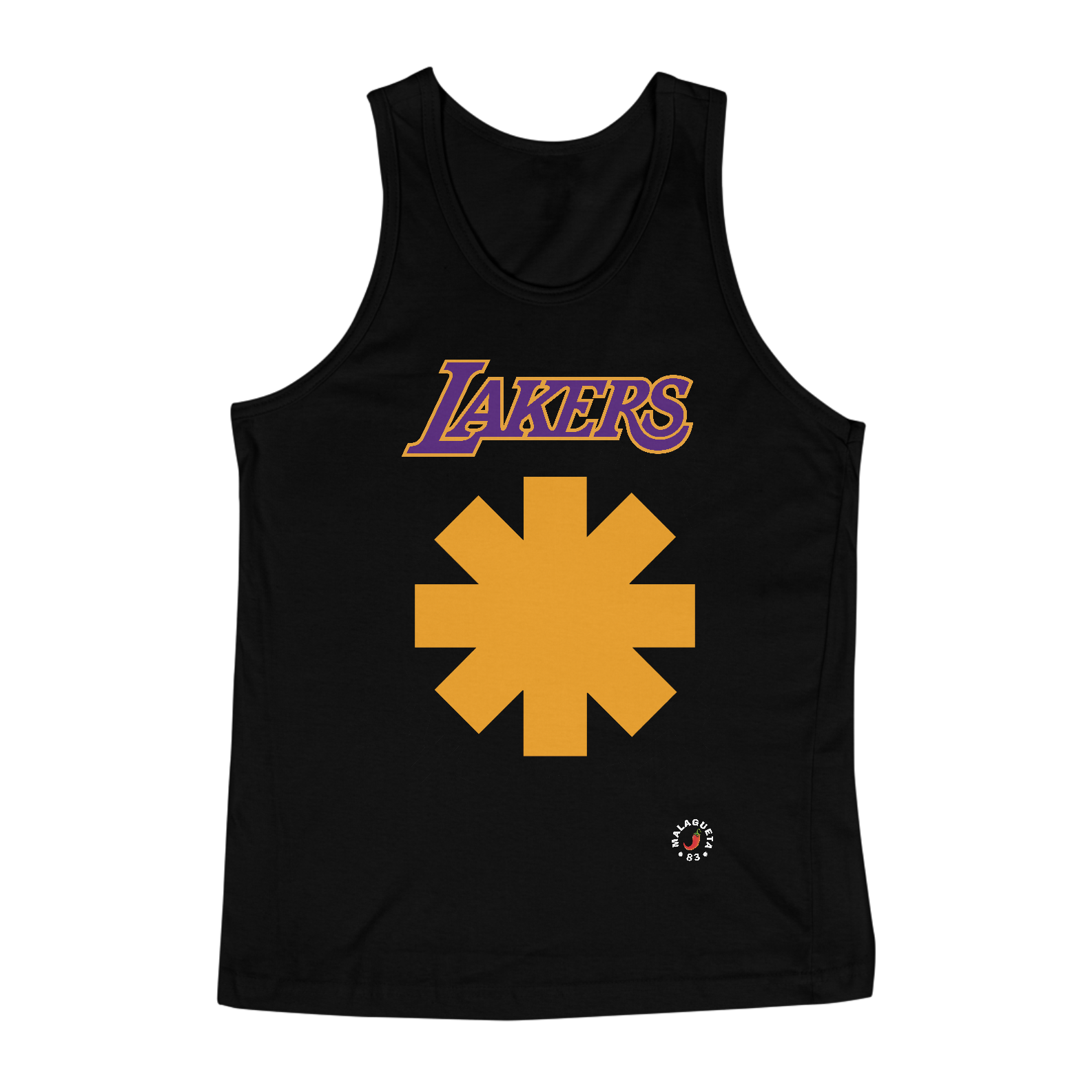 Nome do produto  Camiseta Regata Red Hot Chili Peppers + Lakers 