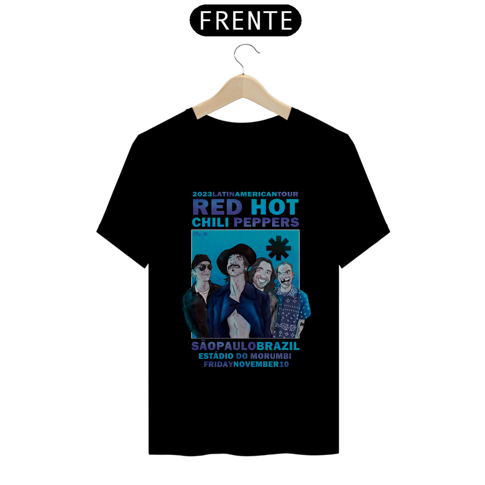 Nome do produto  Camiseta Quality Red Hot em São Paulo 