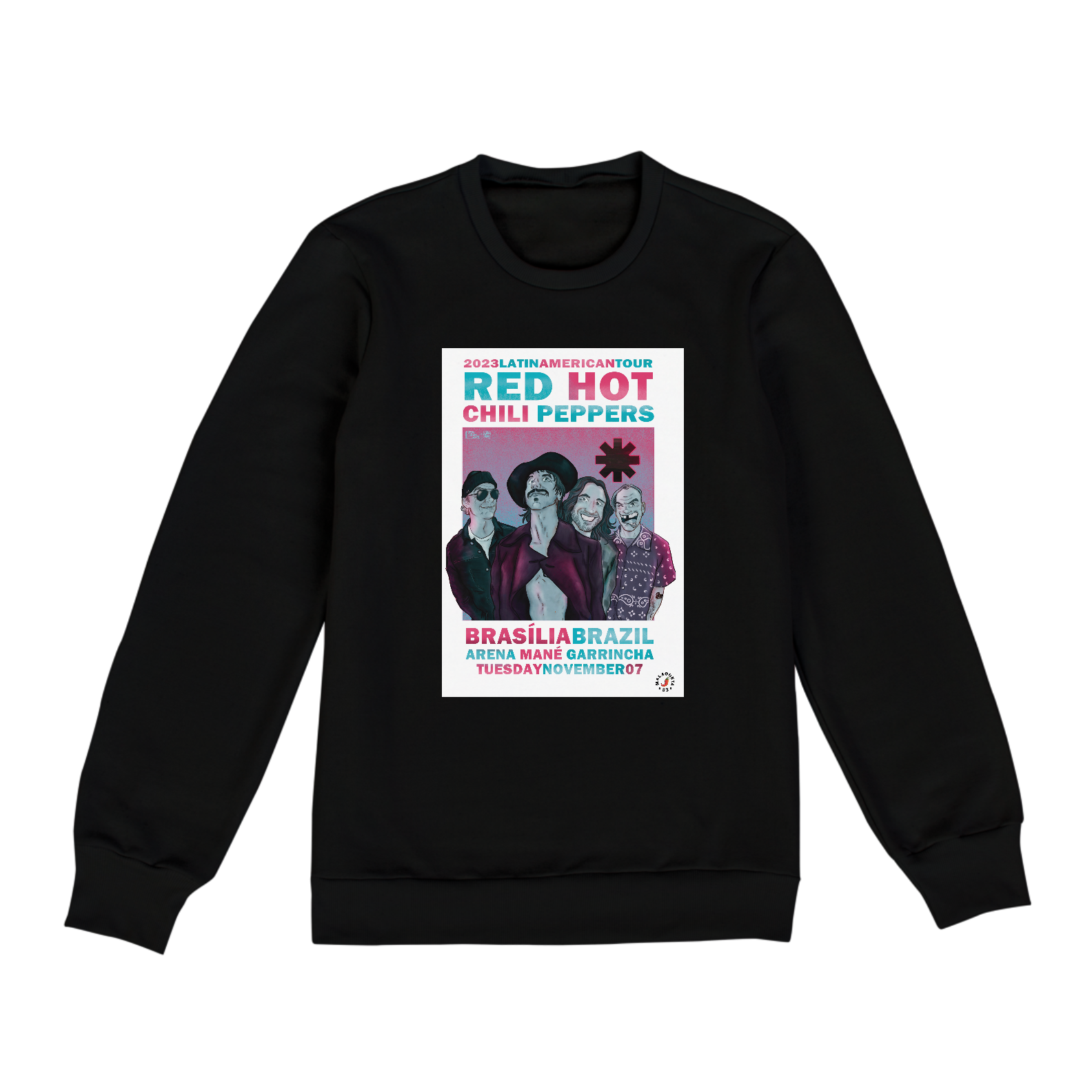 Nome do produto  Moletom Especial Red Hot Chili Peppers em Brasília