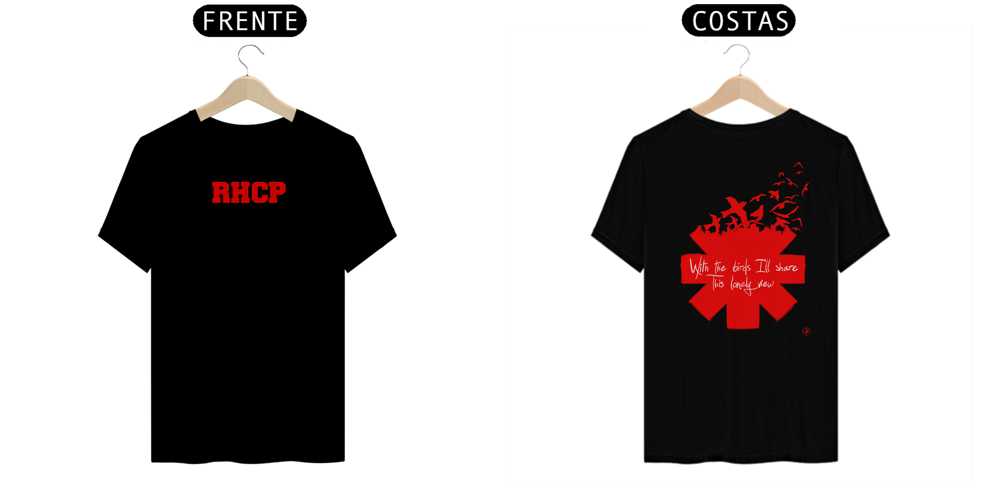 Nome do produto  Camiseta RHCP Lonely View