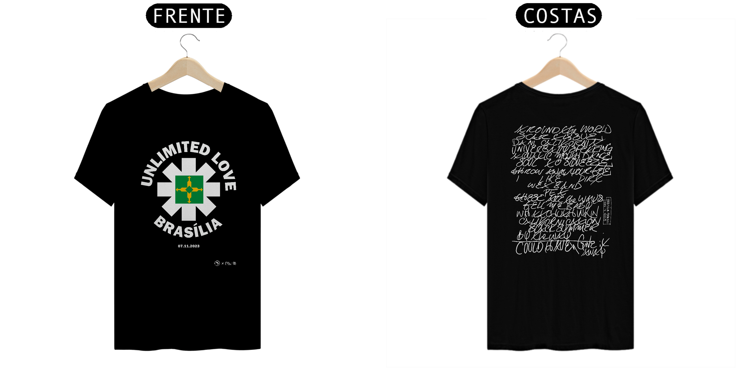 RHCP SETLIST BRASÍLIA 2023 Multicores BY CONRADRAWS