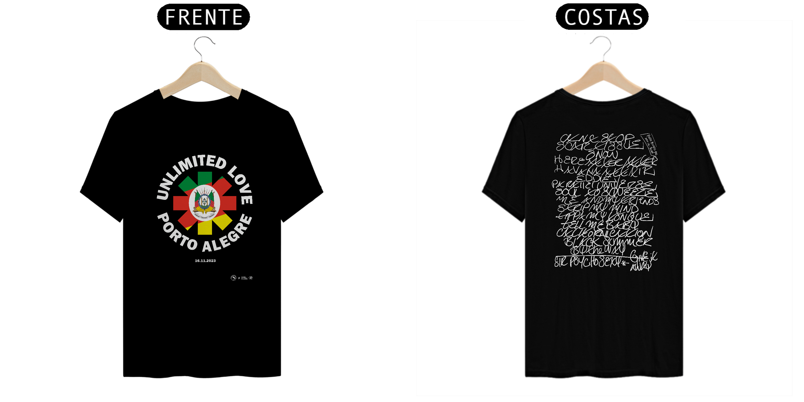 RHCP SETLIST PORTO ALEGRE 2023 MULTICORES BY CONRADRAWS