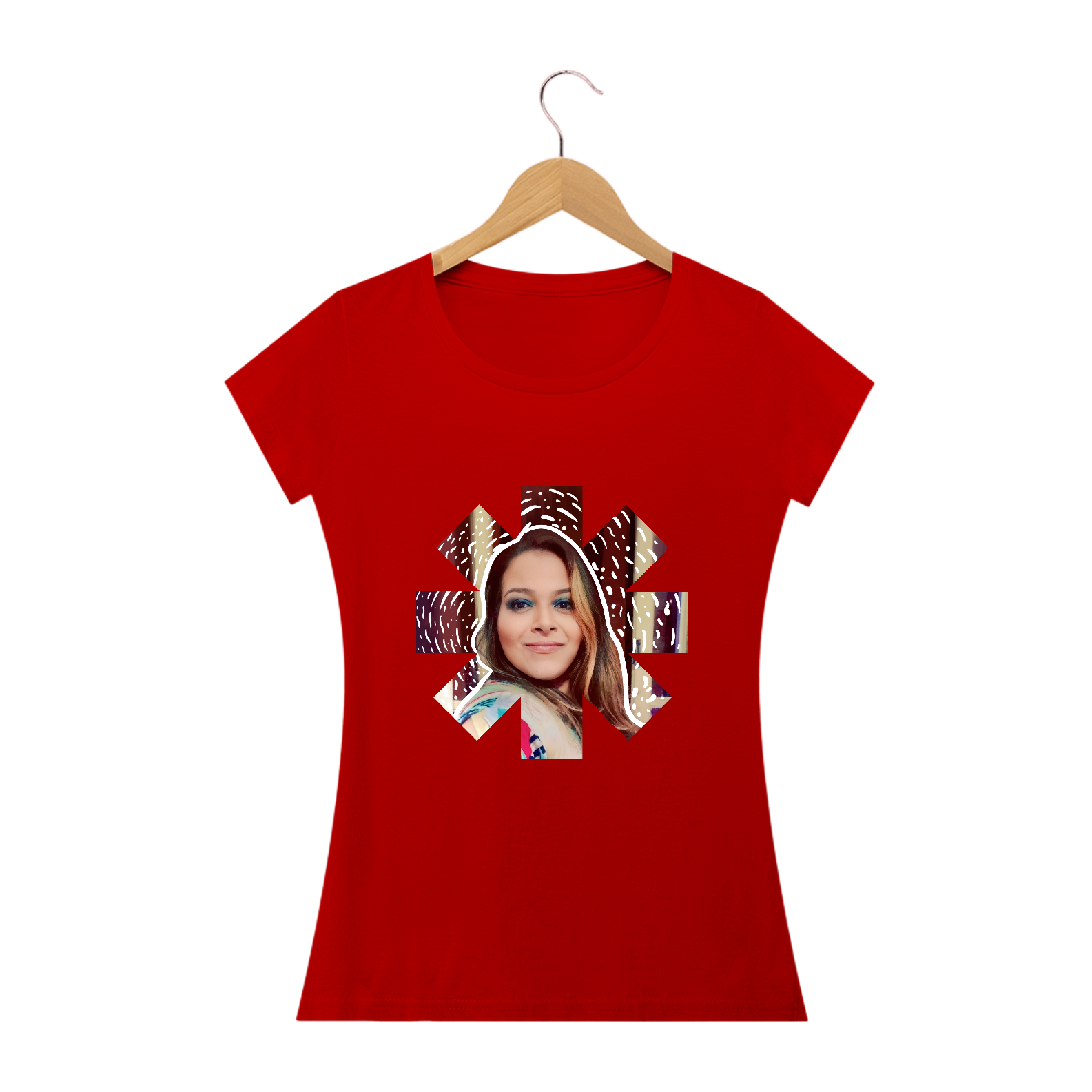 Nome do produto  Baby Long Tati Peppers Rosto na Frente Vermelha