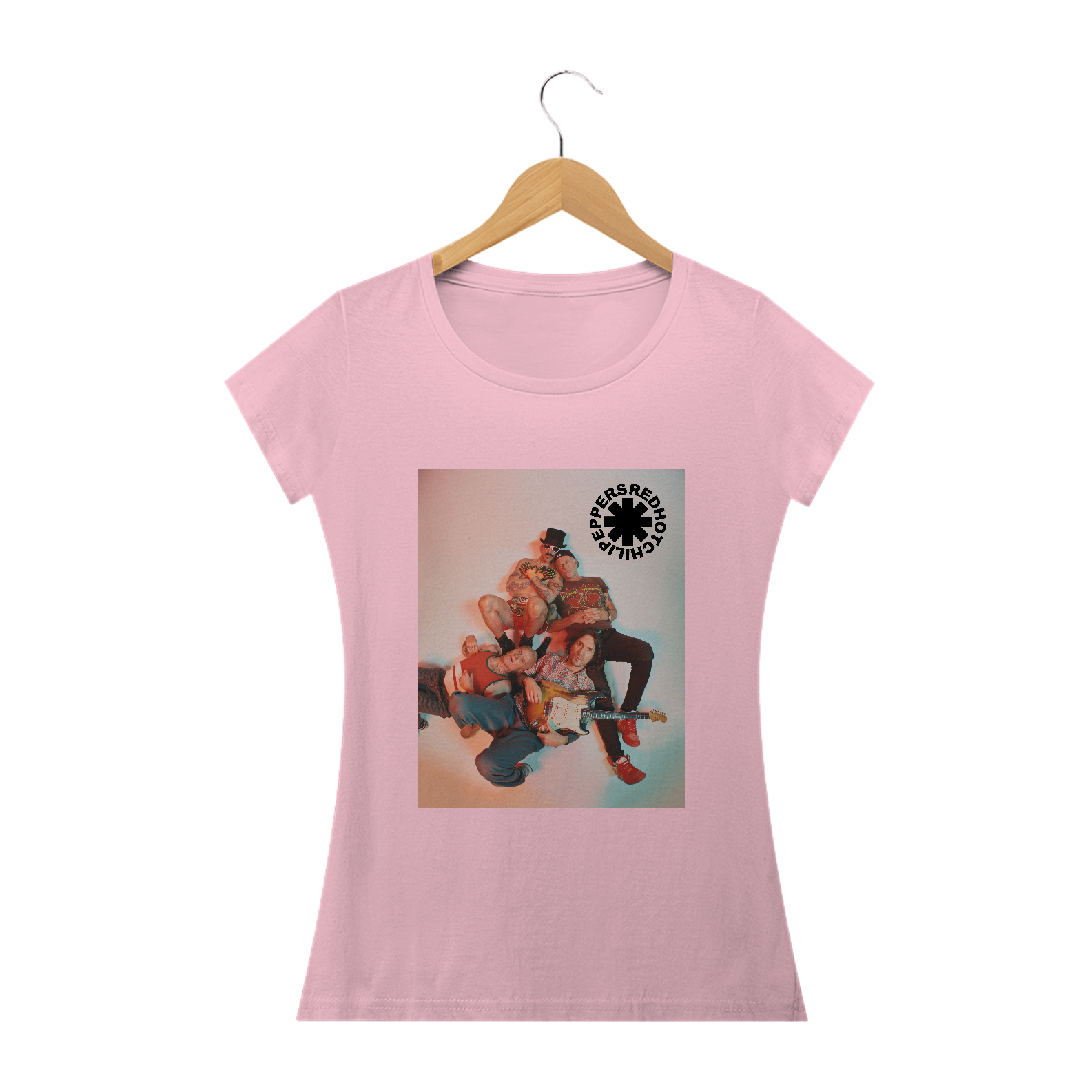 Baby Long Classic Red Hot Chili Peppers Rosa Edição Limitada