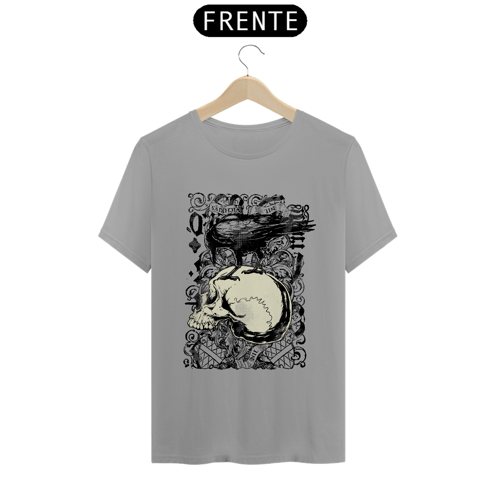 Nome do produto  CAMISA CAVEIRA CORVO