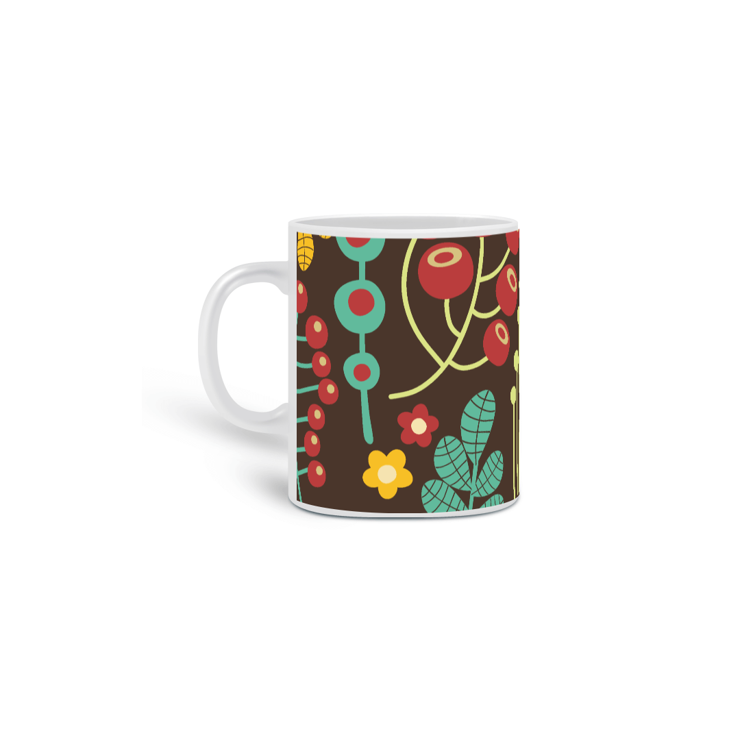 Nome do produto  CANECA PASSARINHO COLORIDA