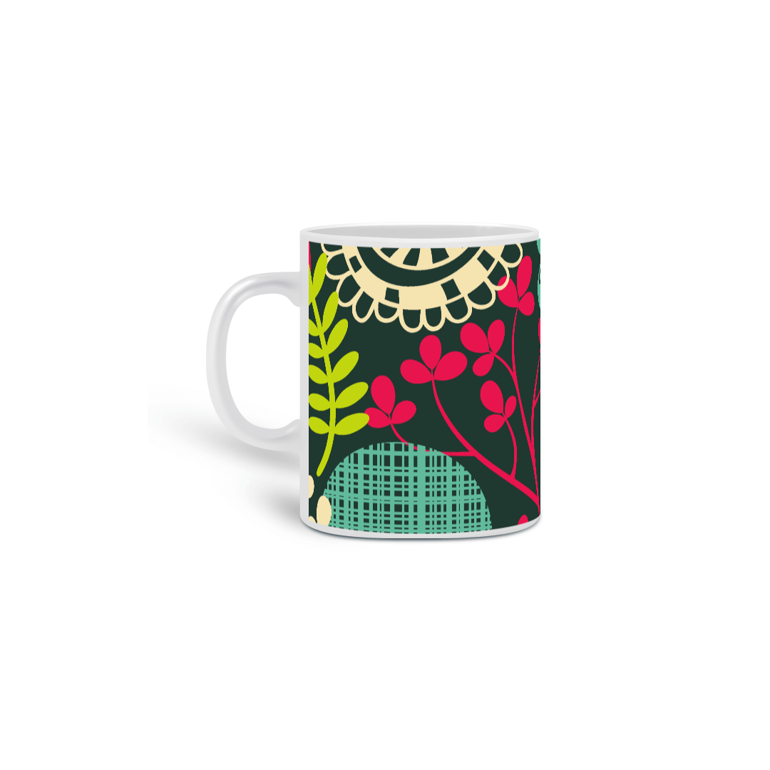 Nome do produto  CANECA COLORIDA PASSARINHO