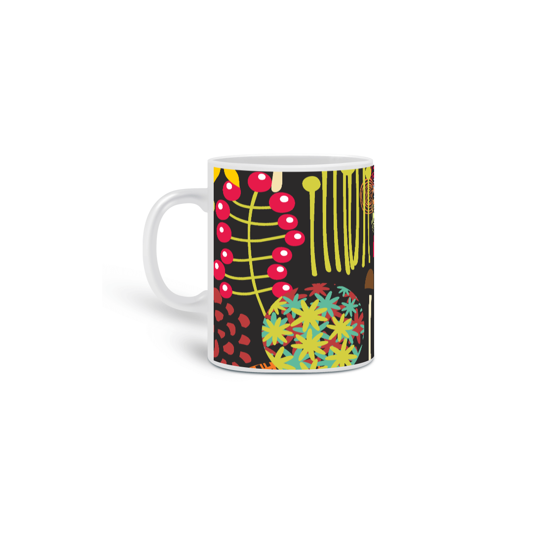 Nome do produto  CANECA PASSARINHO COLORIDA