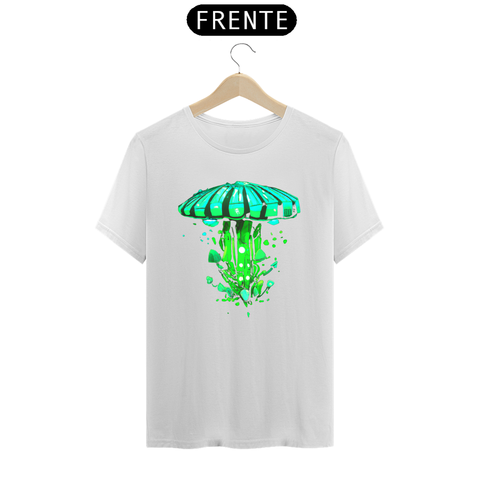 Nome do produto  Big Logo - Cogumelo Verde Brilhante - Bright Green Mushroom