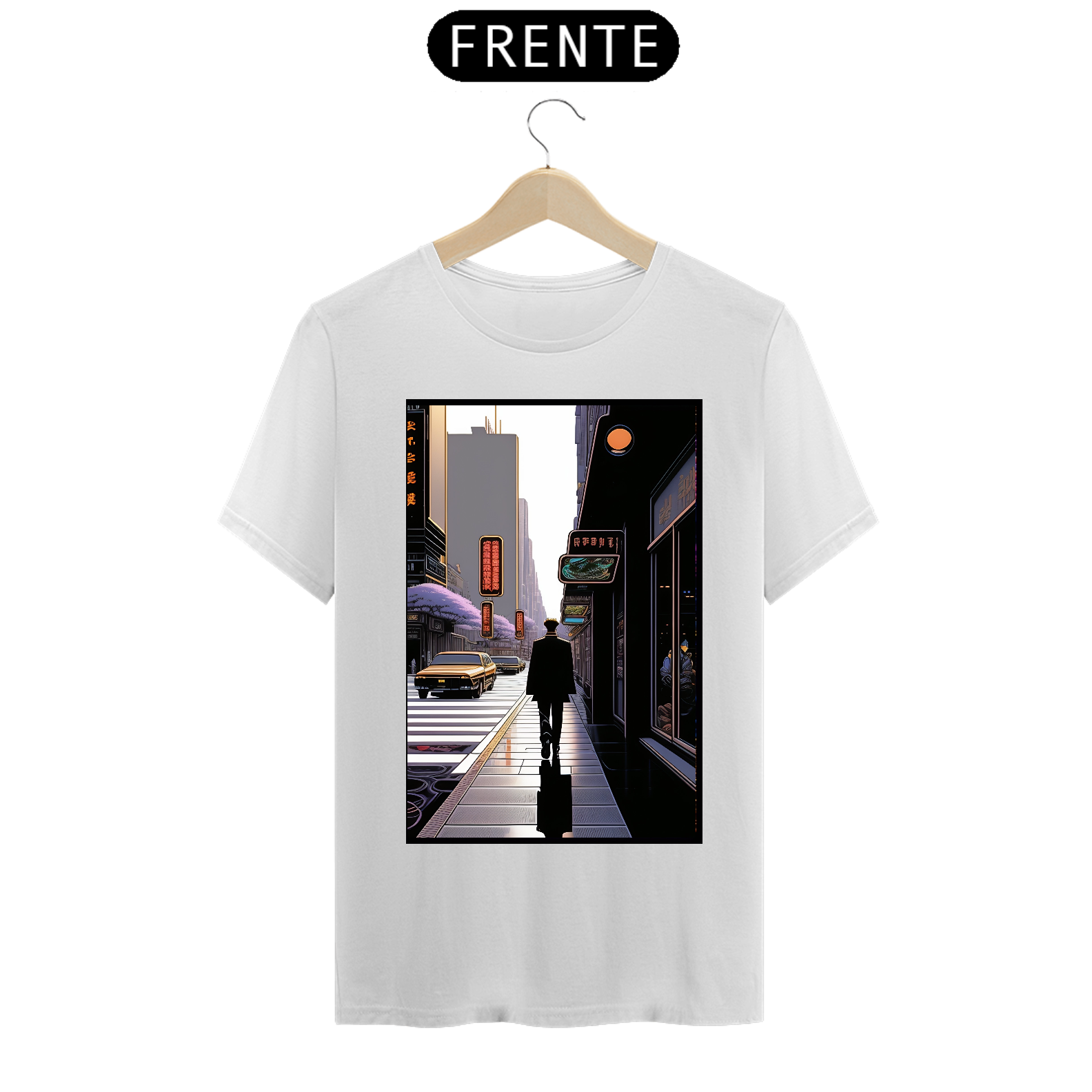 Nome do produto: Vintage 90\'s anime style a lonely men wearing