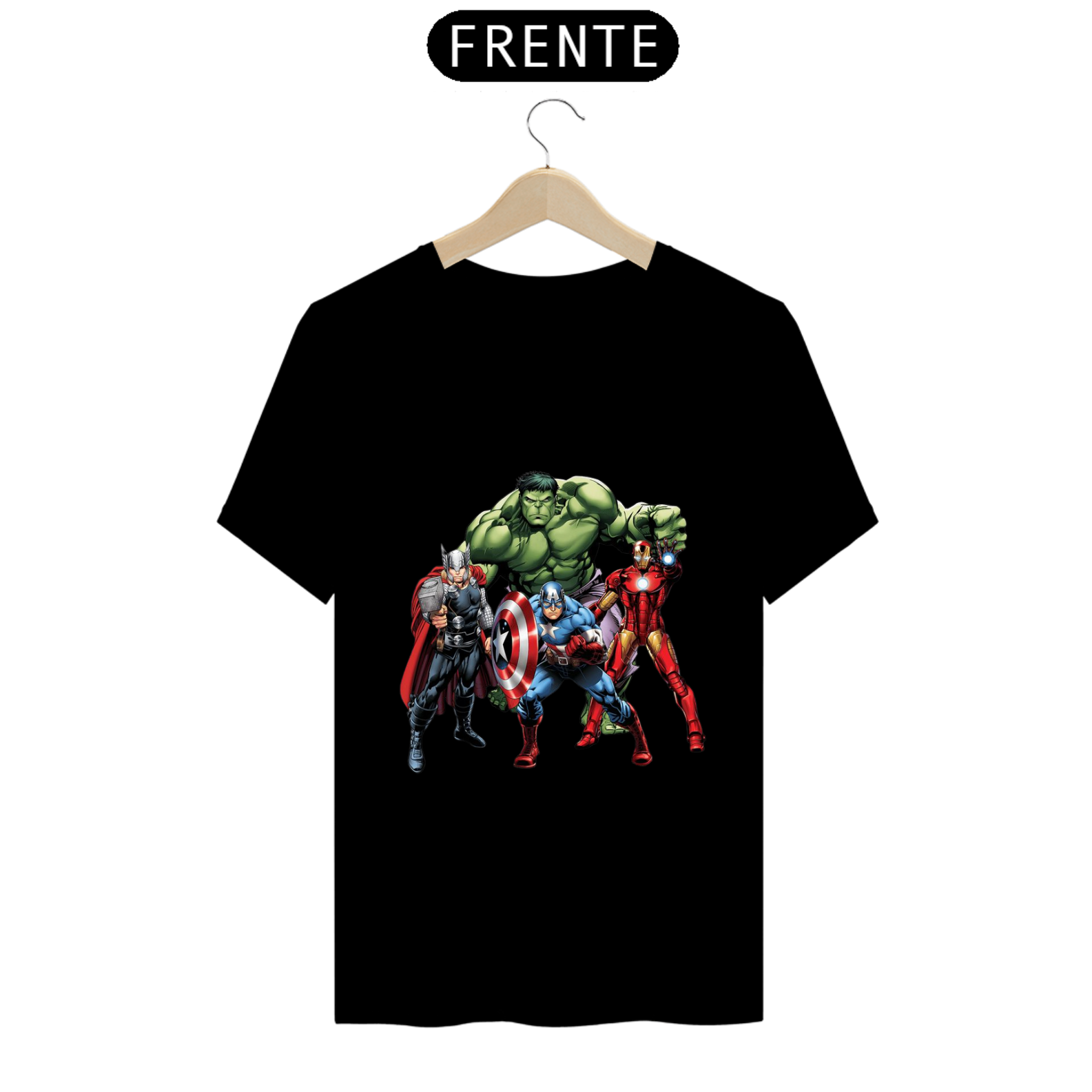 Camiseta Marvel HERÓIS