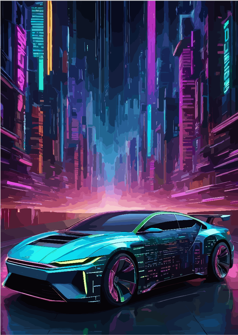 Nome do produto: Carro Cyberpunk City