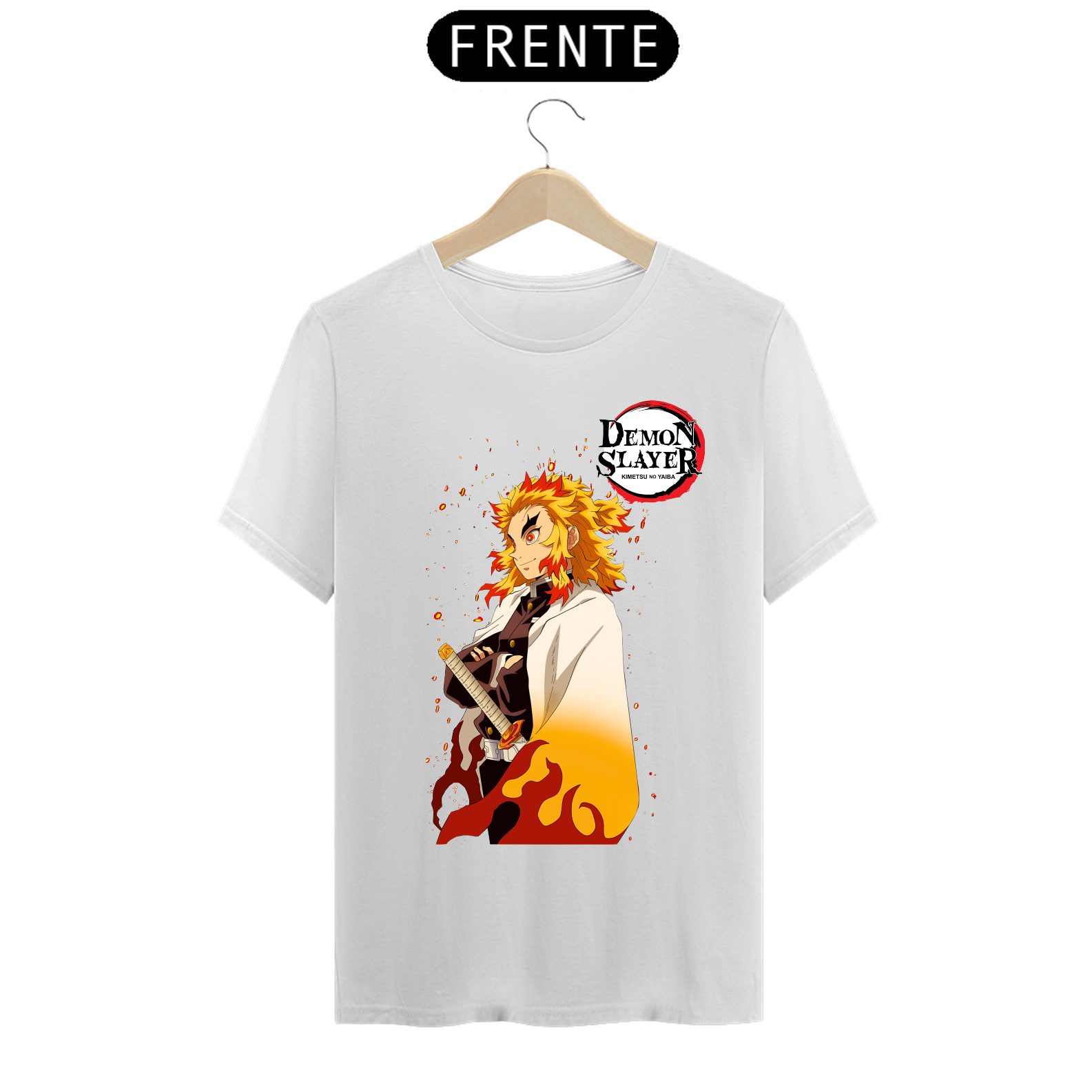 Camiseta Rengoku Demon Slayer