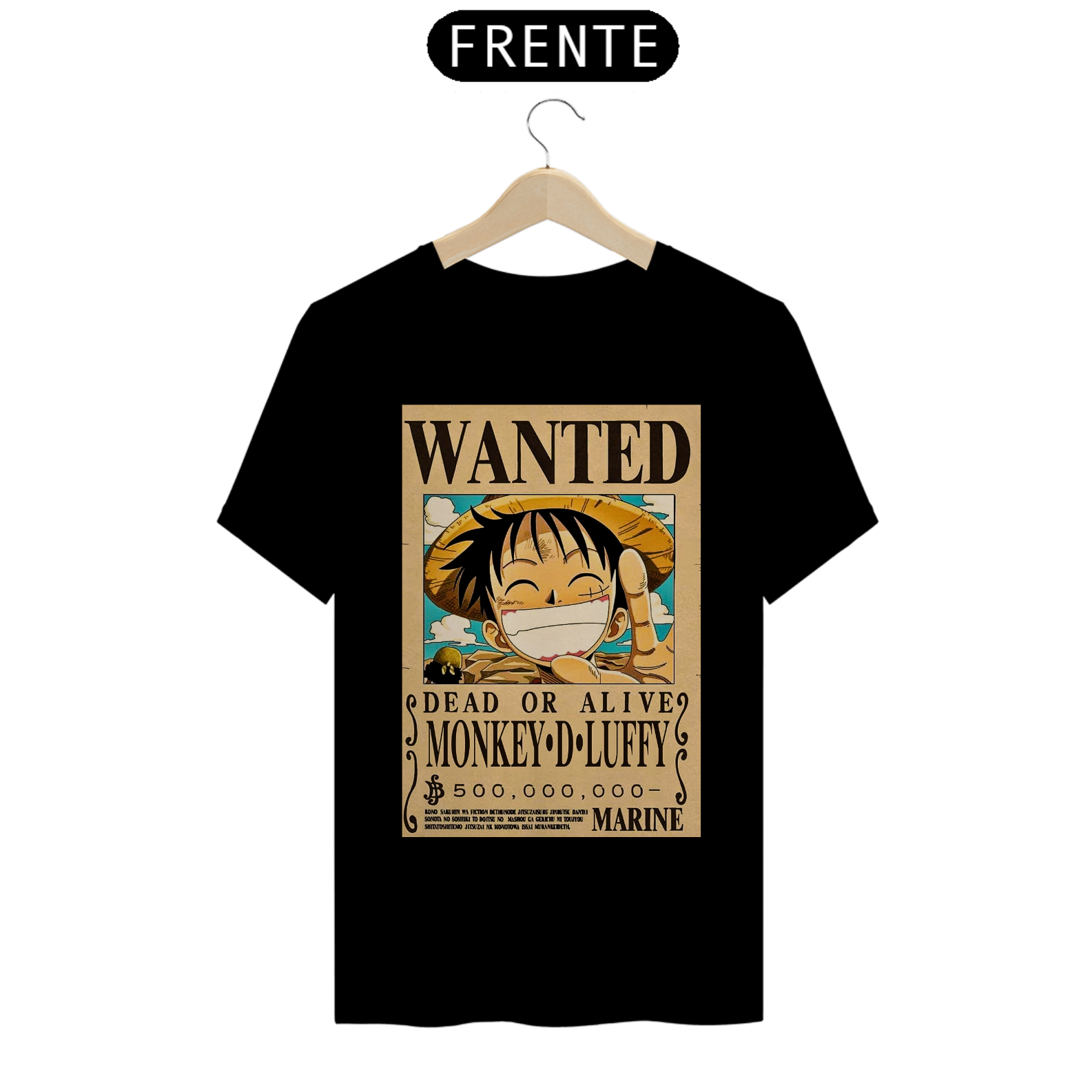 Camisa Luffy Wanted One Piece