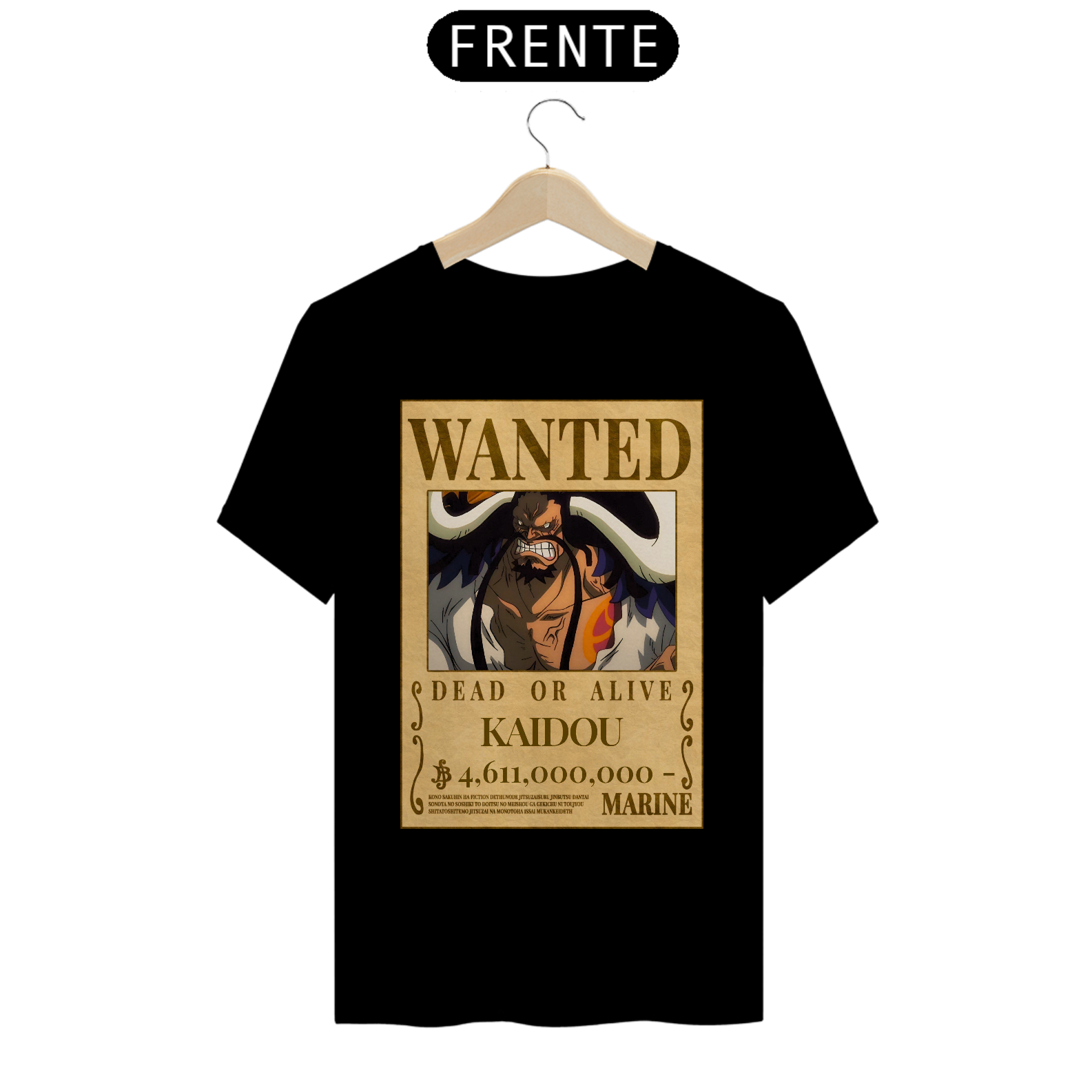 Camiseta Kaidou Wanted One Piece