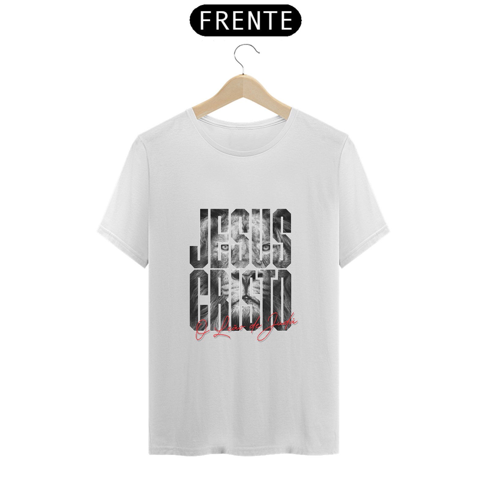 Camisa Estampa Jesus Cristo Leão de Judá
