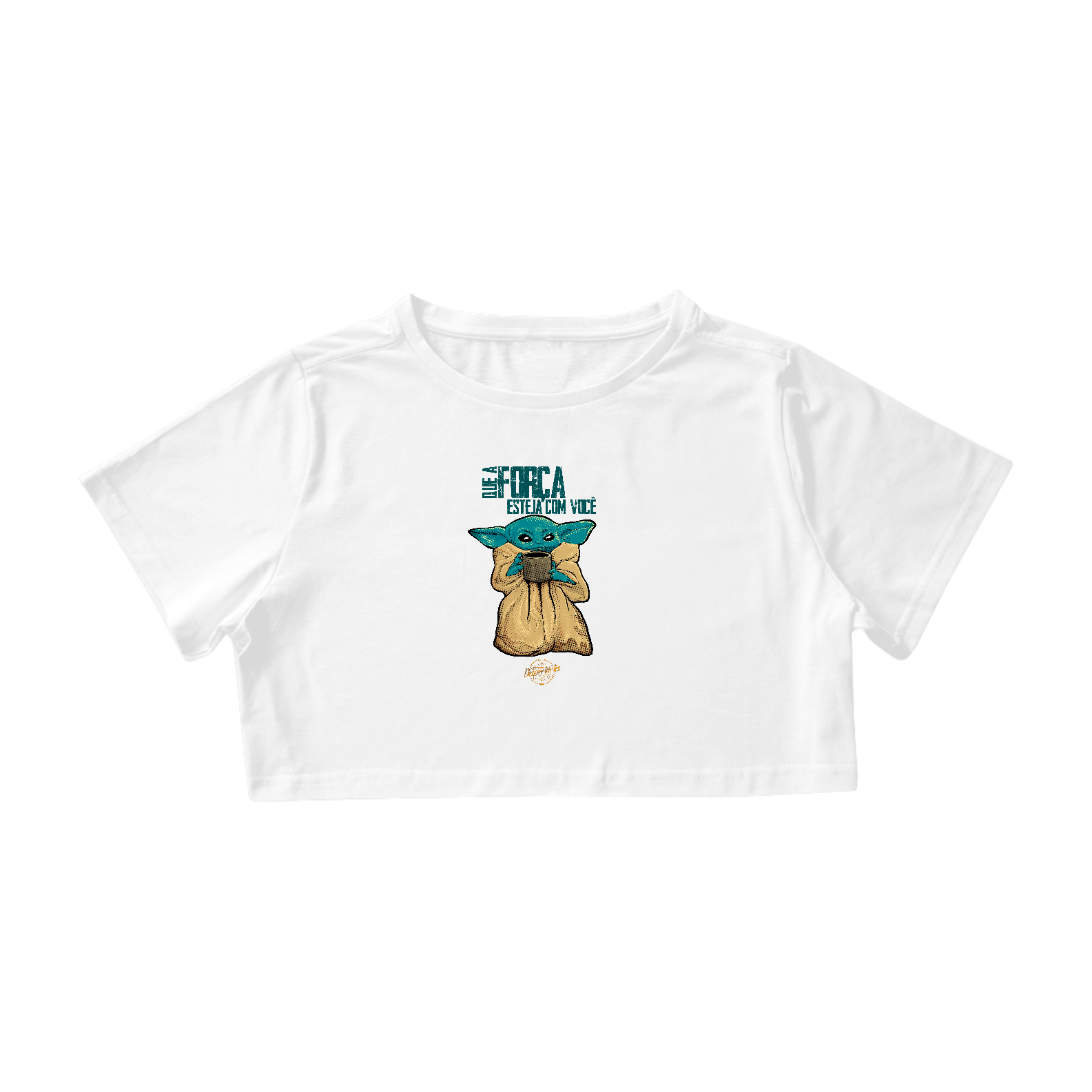 Que a Força Esteja com Você - Camisa Cropped