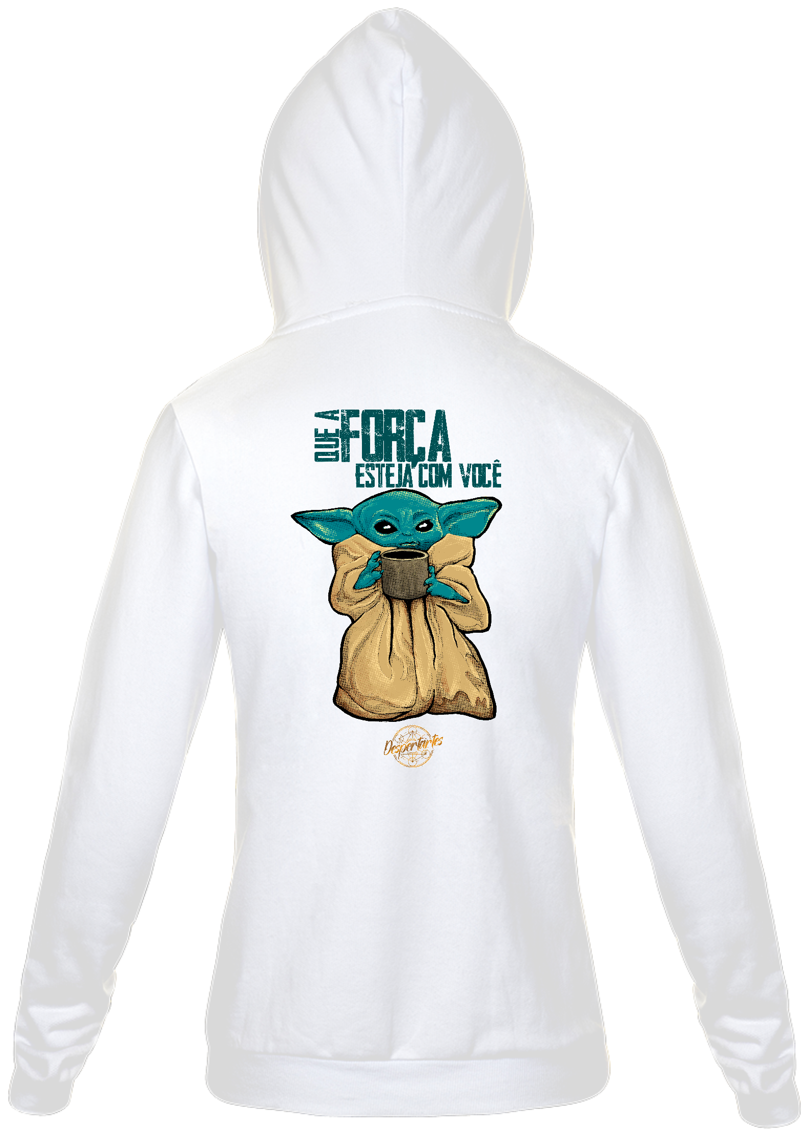 Que a Força Esteja com Você - Moletom com Zíper Unissex