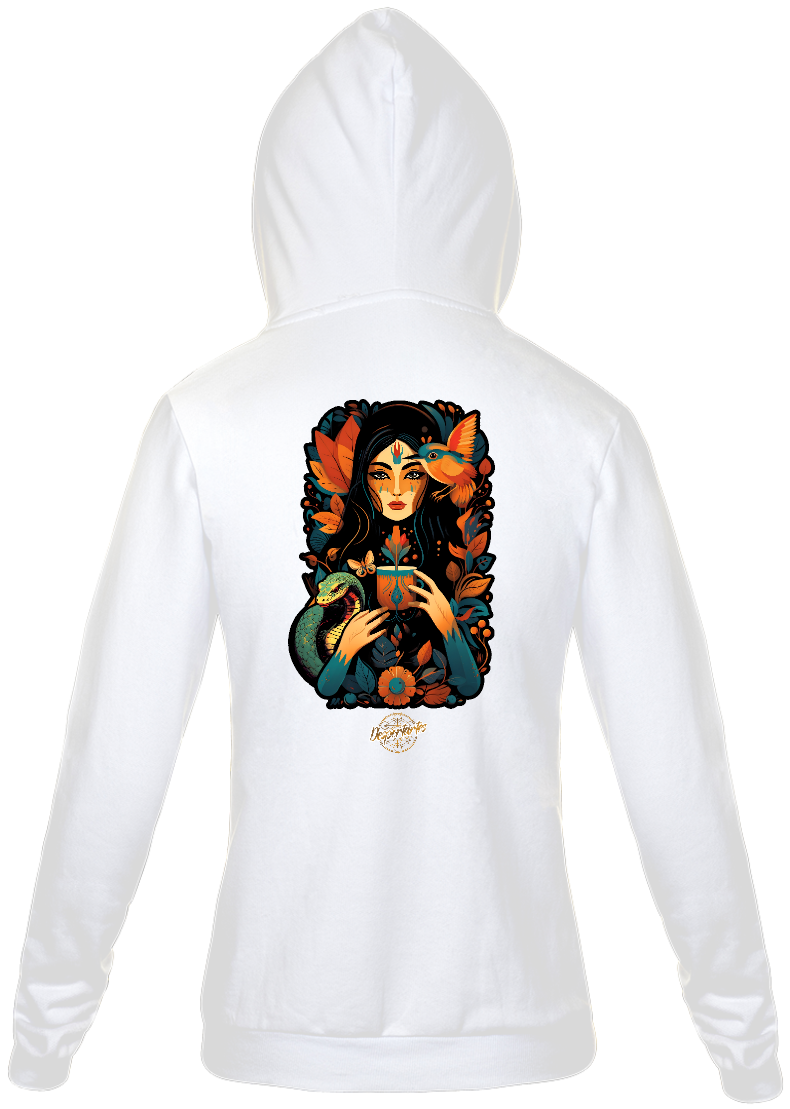 Daime Luz, Daime Amor - Moletom com Ziper Unissex