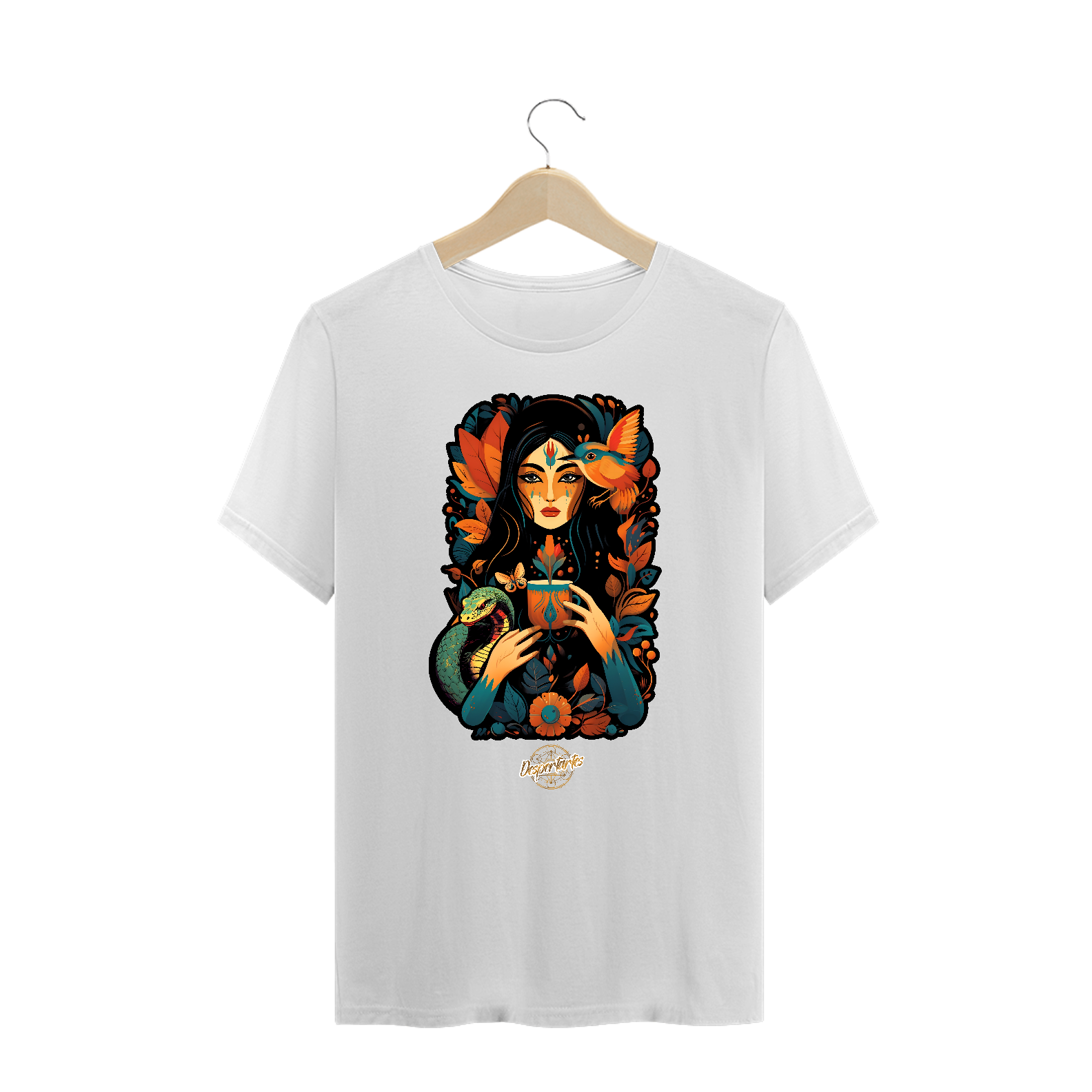 Daime Luz, Daime Amor - Camisa Plus Size