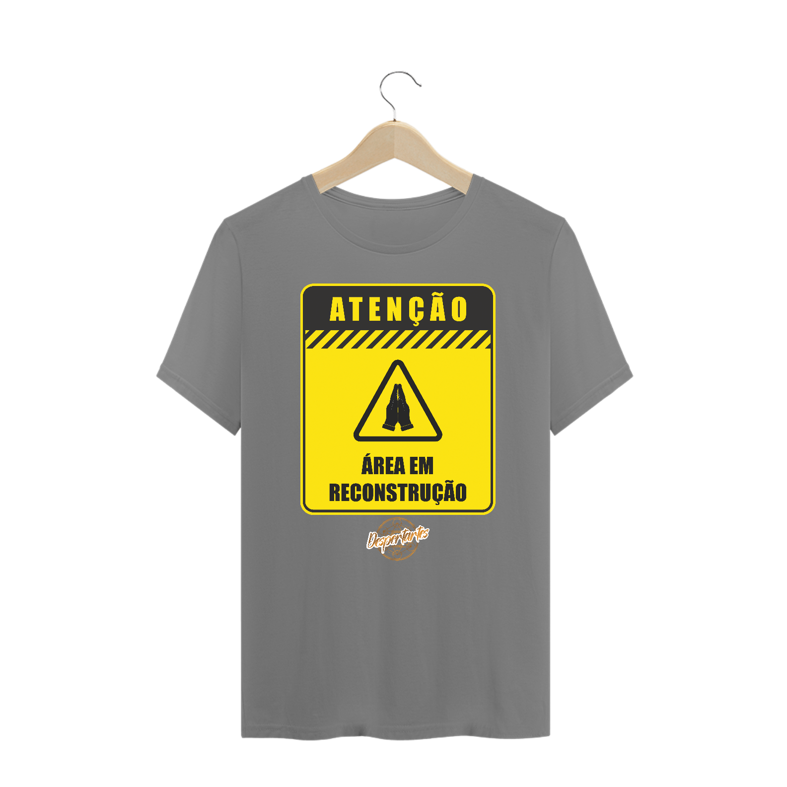 Área em Reconstrução - Camisa Plus Size