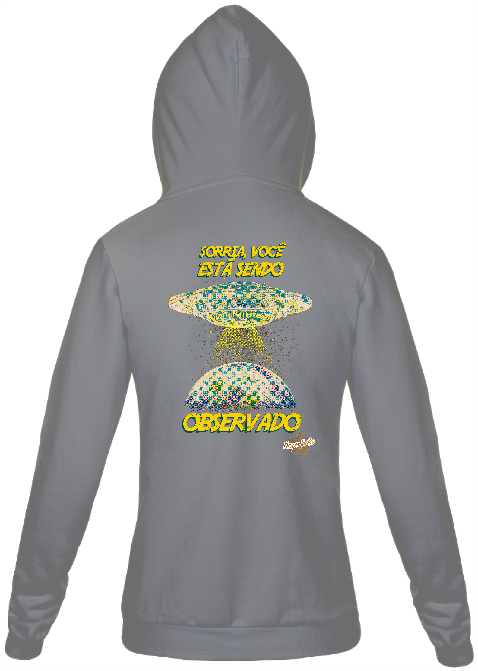 Sorria, Você Está Sendo Observado - Moletom com Zíper Unissex