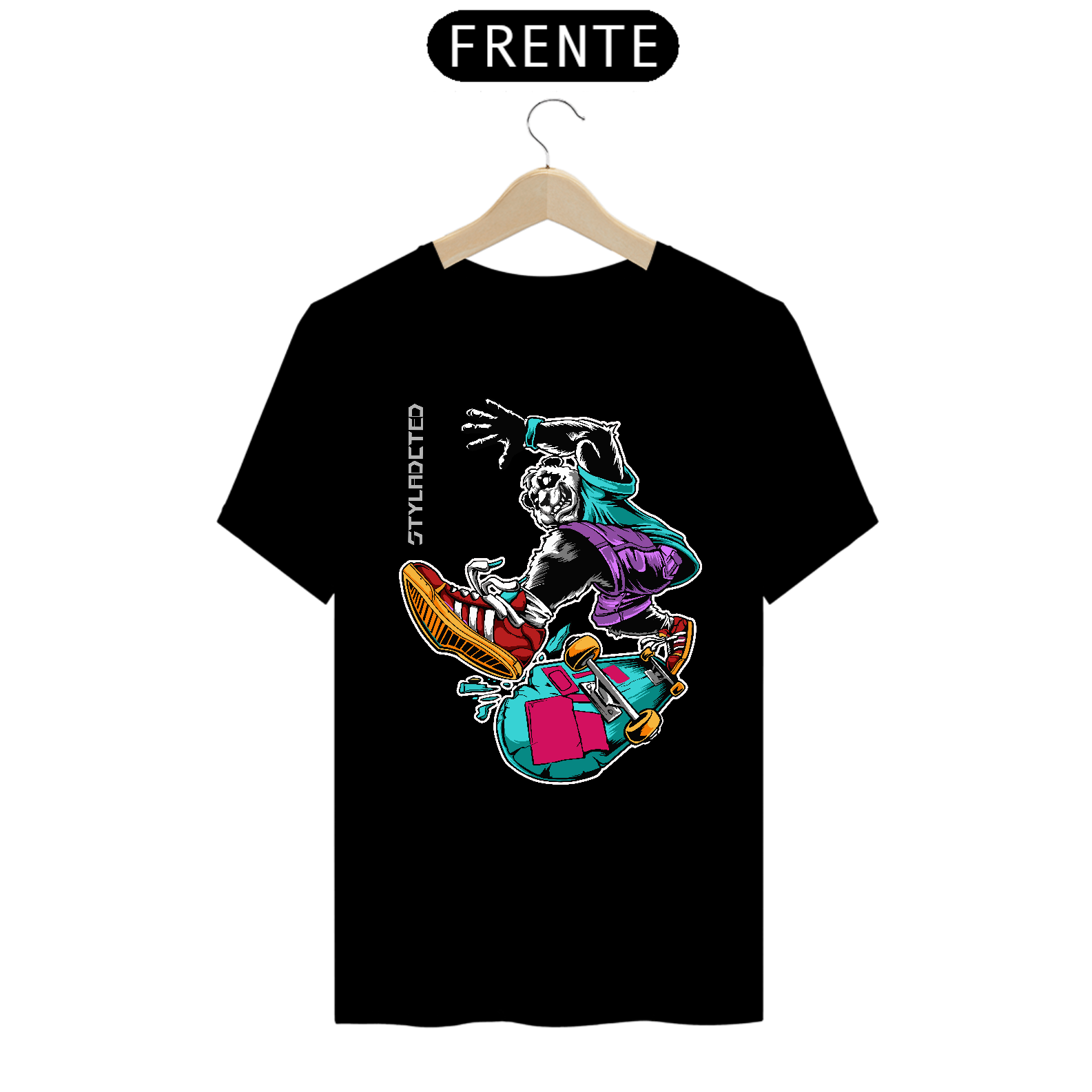 Styl Panda Flipping Premium Printed T-SHirt