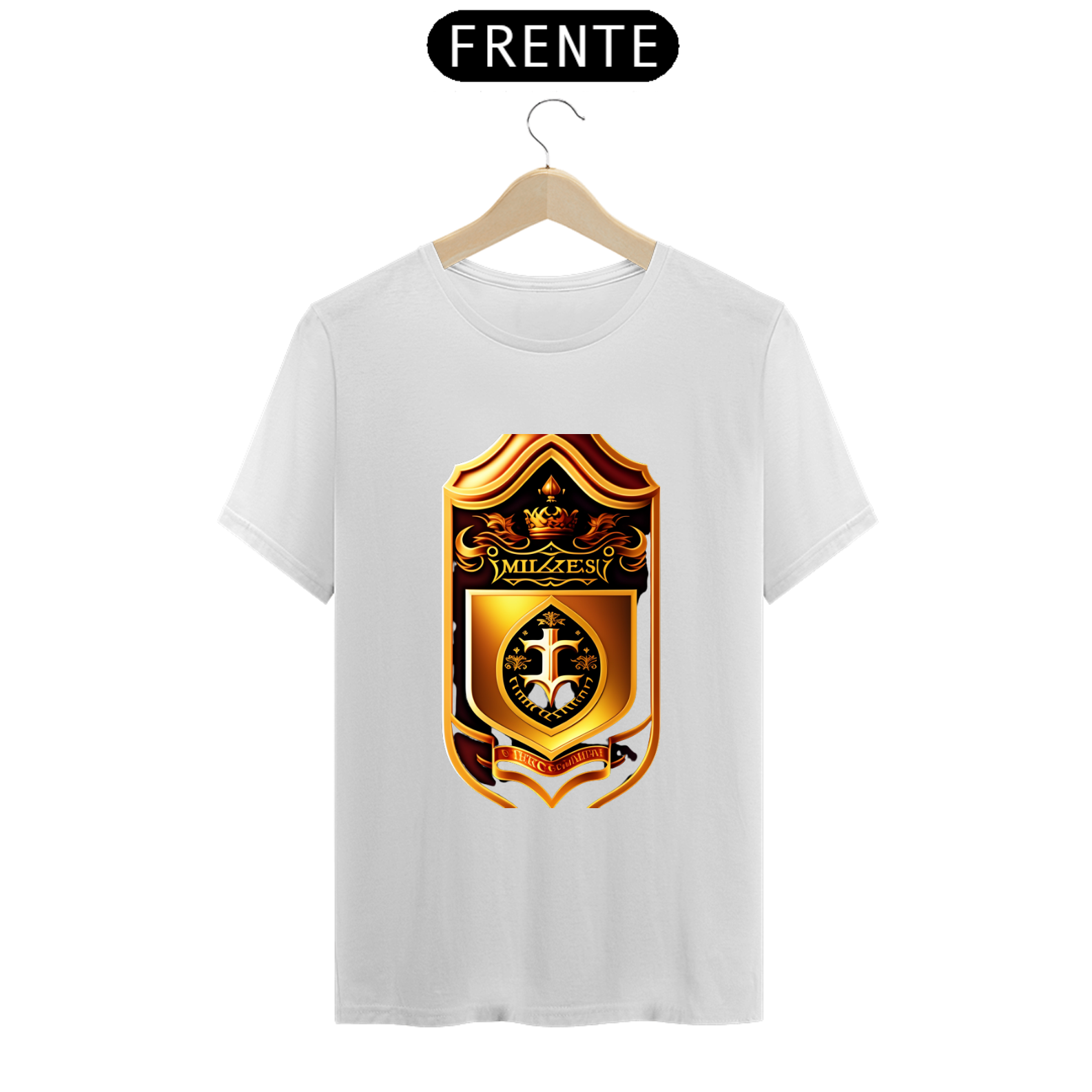 camisa estampa medieval